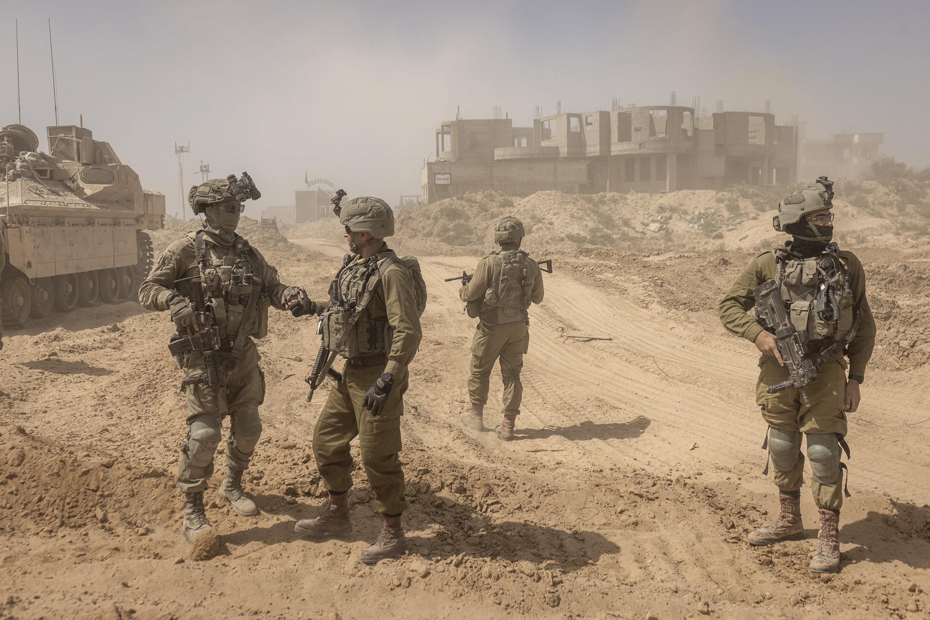 Israeli soldiers in the Gaza Strip on March 31, 2024. Photo / Avishag Shaar-Yashuv, The New York Times