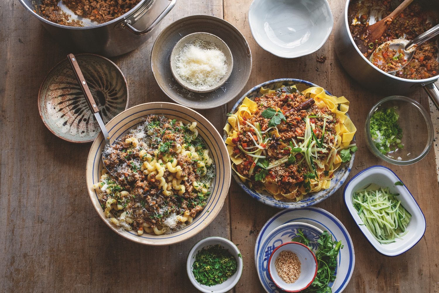 This recipe gets its deep, moreish flavour from doubanjiang, a spicy bean paste that's made from chillies, broad beans and fermented soya beans. Photo / Jonathan Lovekin