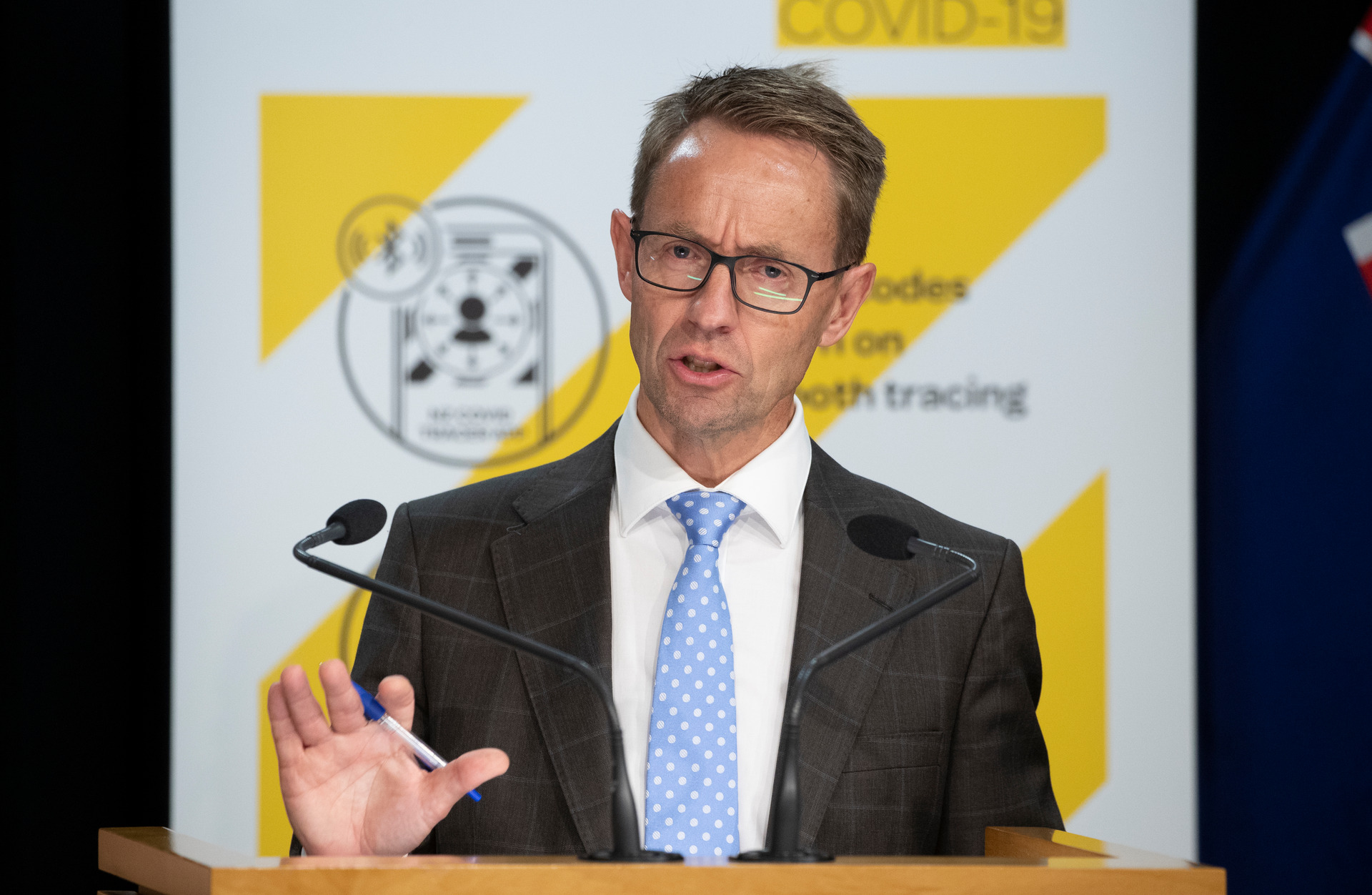 Director general of health Dr Ashley Bloomfield says you can't rely on luck. Photo / Mark Mitchell