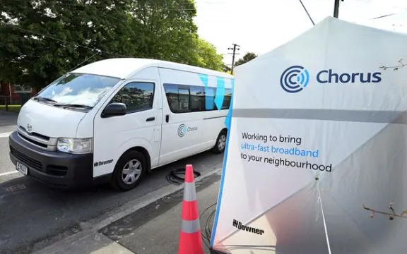 In June 2025, Chorus increased the speed of its two most popular fibre plans for no extra cost. Photo / RNZ