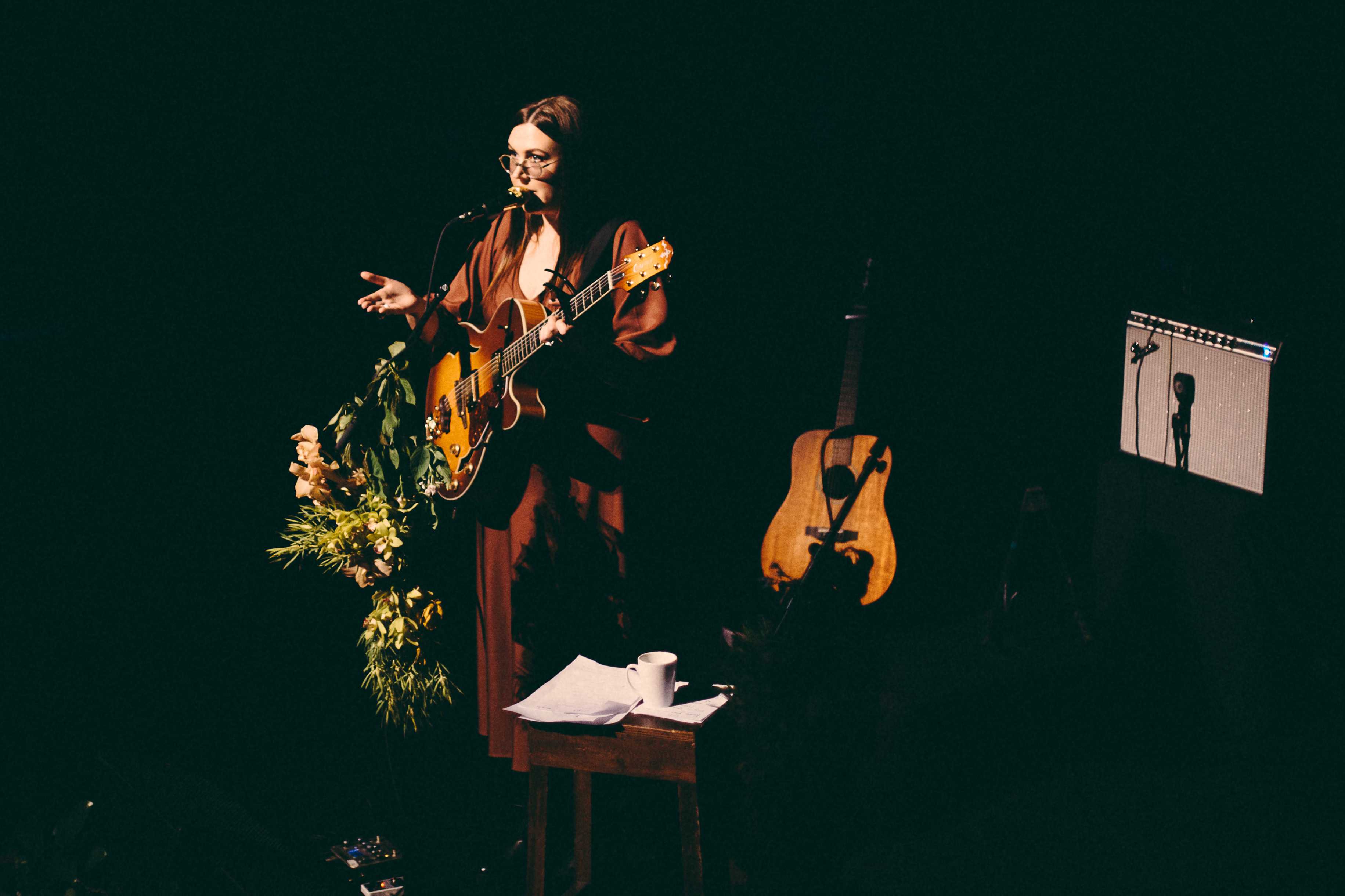 Nadia Reid is due to perform five Small Hall Sessions in five nights in Hawke's Bay next month. Two of them on the same nights as Robbie Williams' big sessions at the Mission Estate in Taradale. Photo / Ebony Lamb
