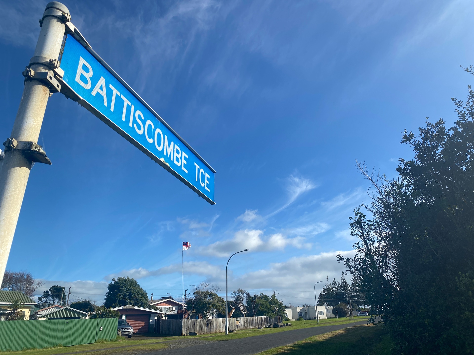 The attack happened on Battiscombe Tce in Waitara. Photo / Tara Shaskey