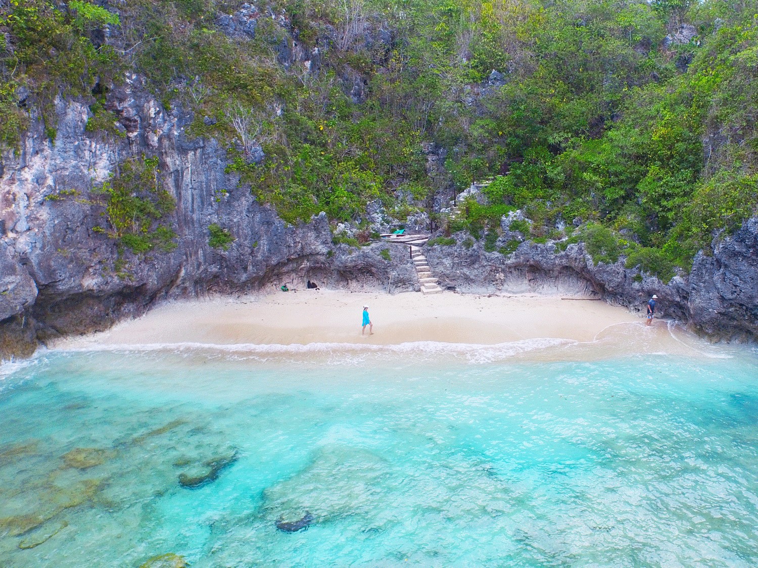 Hio Cafe looks out over Hio Beach, one of Niue’s few sandy beaches.