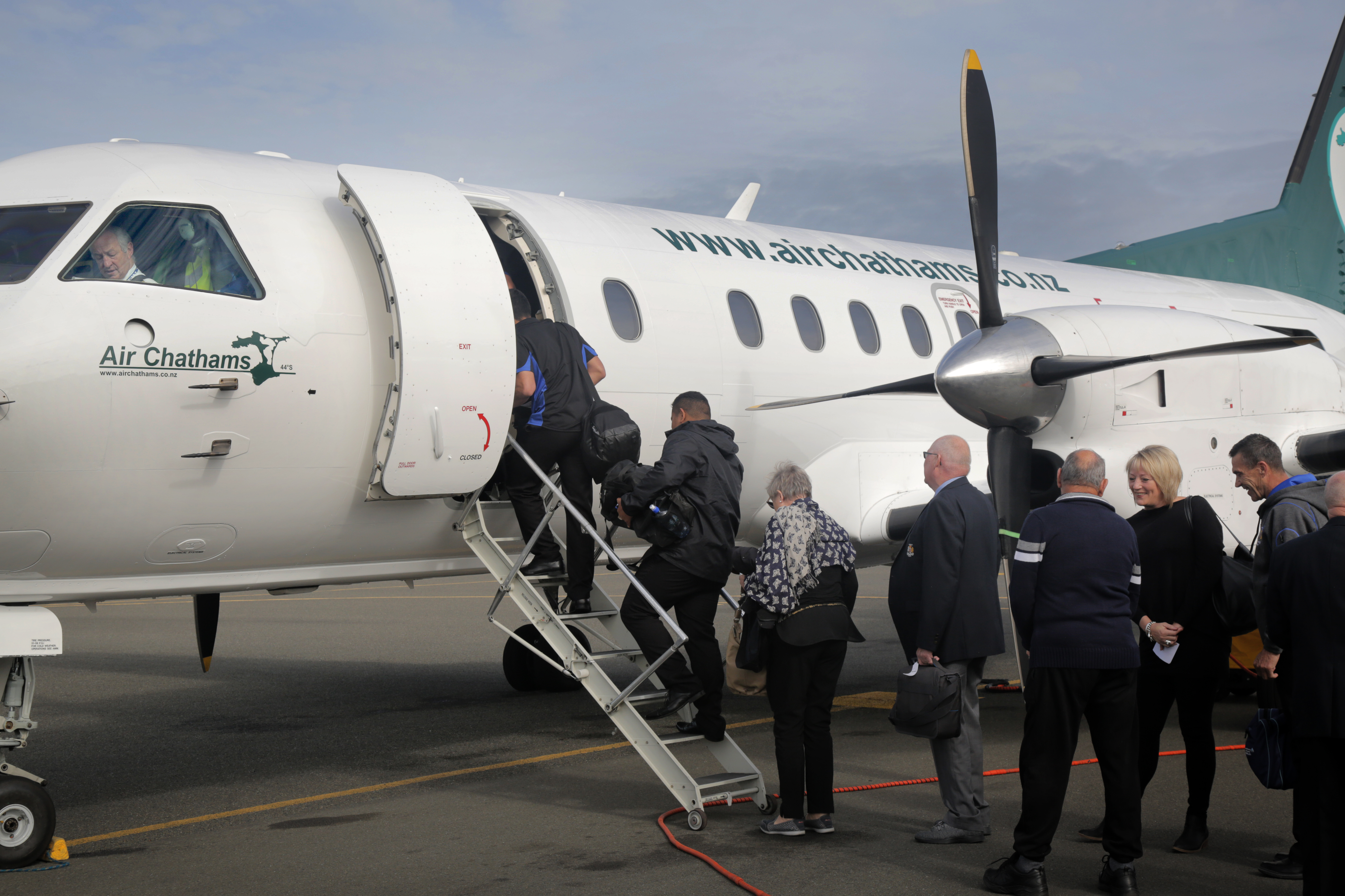Two months in and Air Chathams says passenger numbers through Whanganui were climbing. Photo/Bevan Conley.