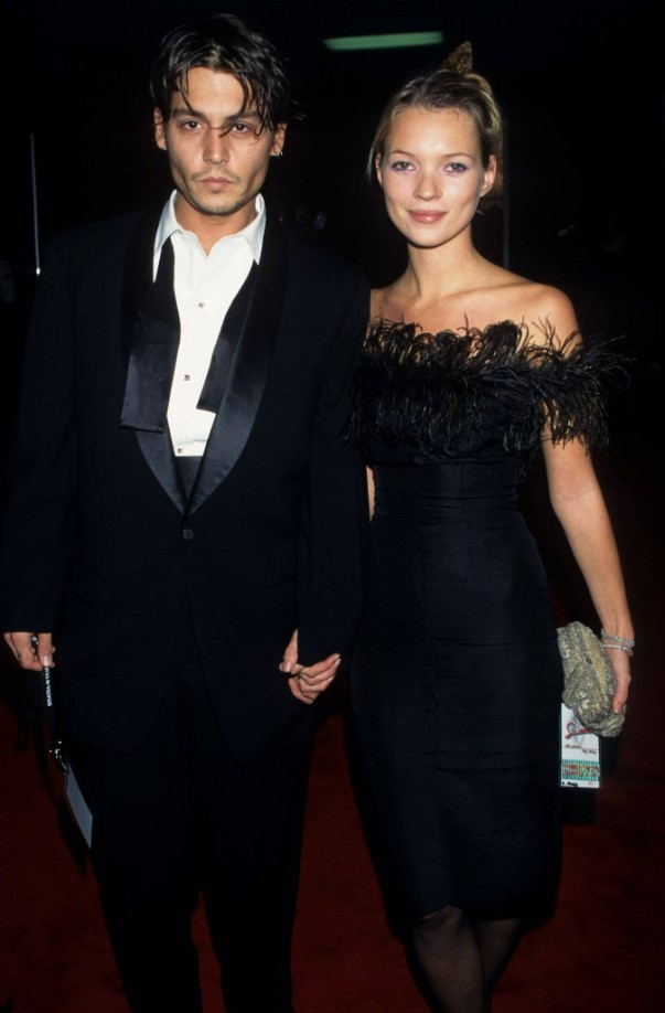 Johnny Depp and Kate Moss - one of the most highly anticipated witnesses to testify in the defamation trial - dated in the 1990s. Photo / Getty Images