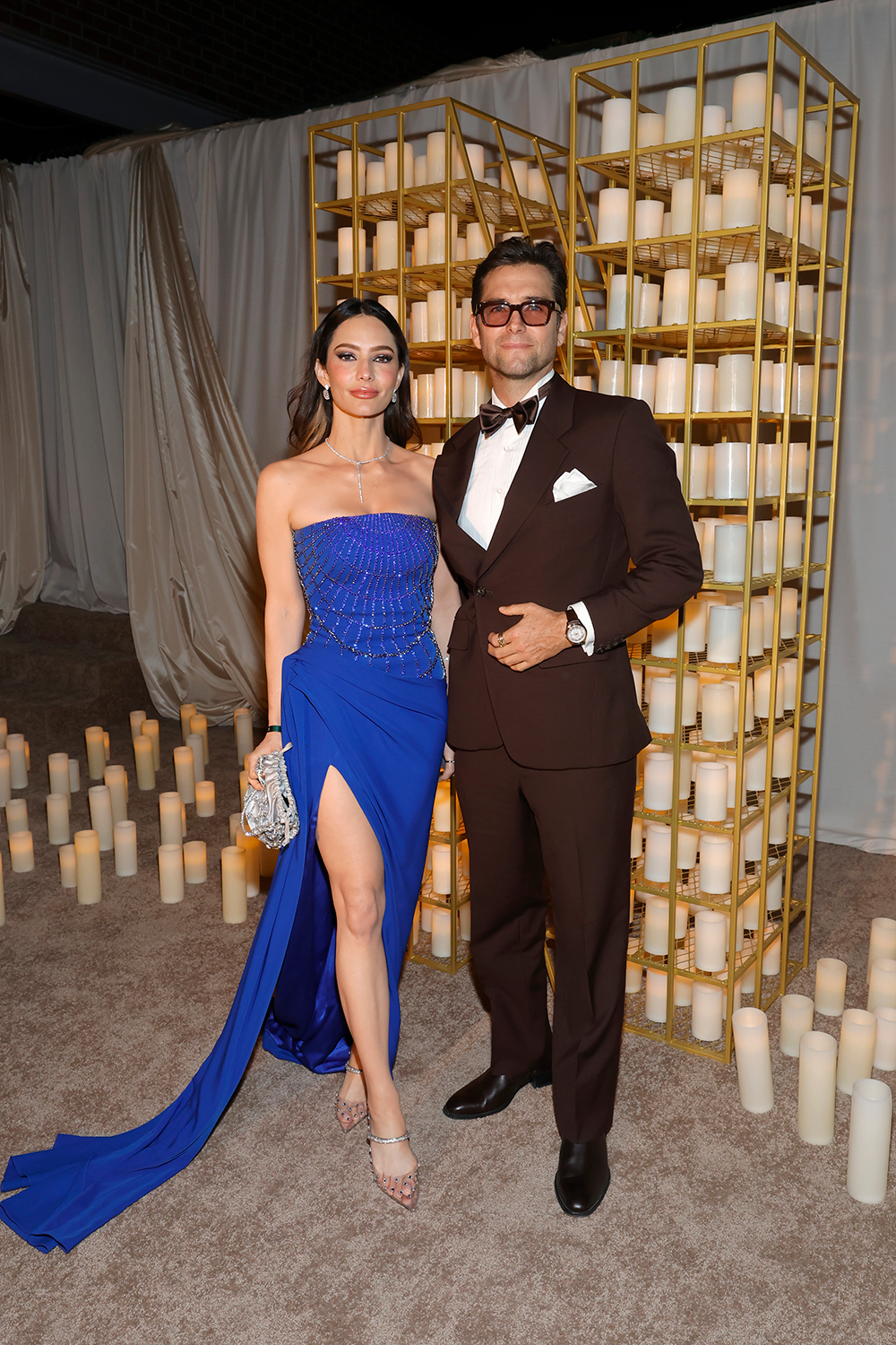 Sandra Vergara and Antony Starr attend the the 76th Primetime Emmy Awards in Los Angeles, on September 15, 2024. Photo / Getty Images