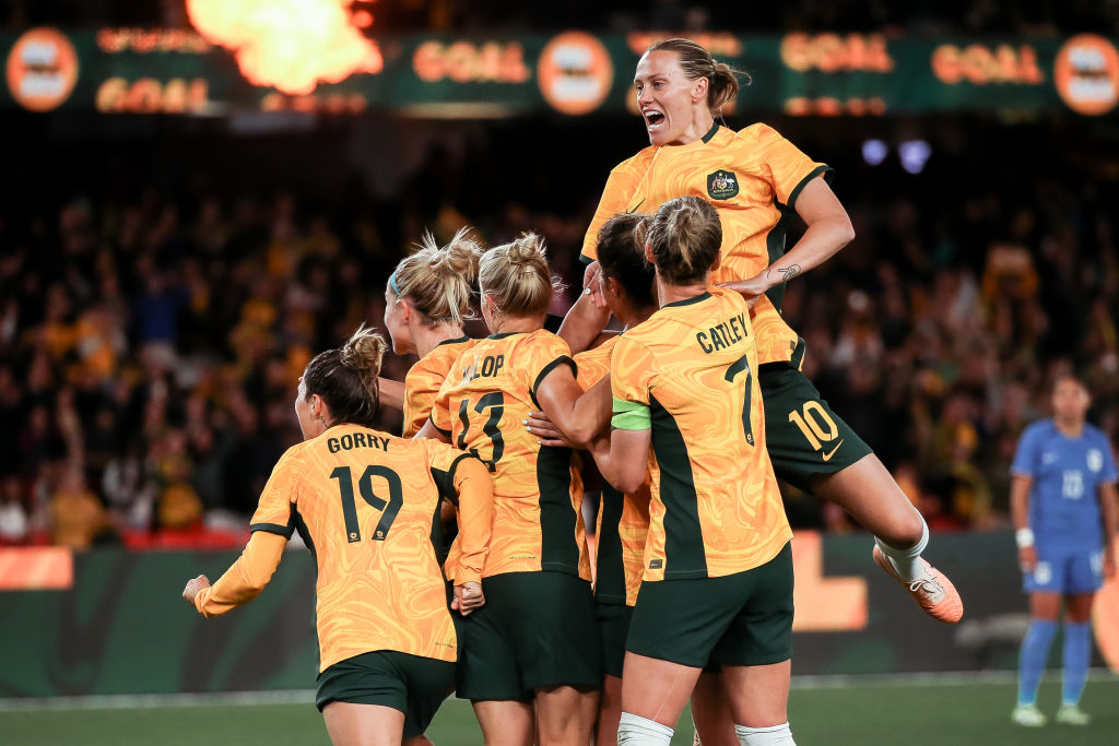 The Matildas are smashing attendance records. Photo / Getty Images
