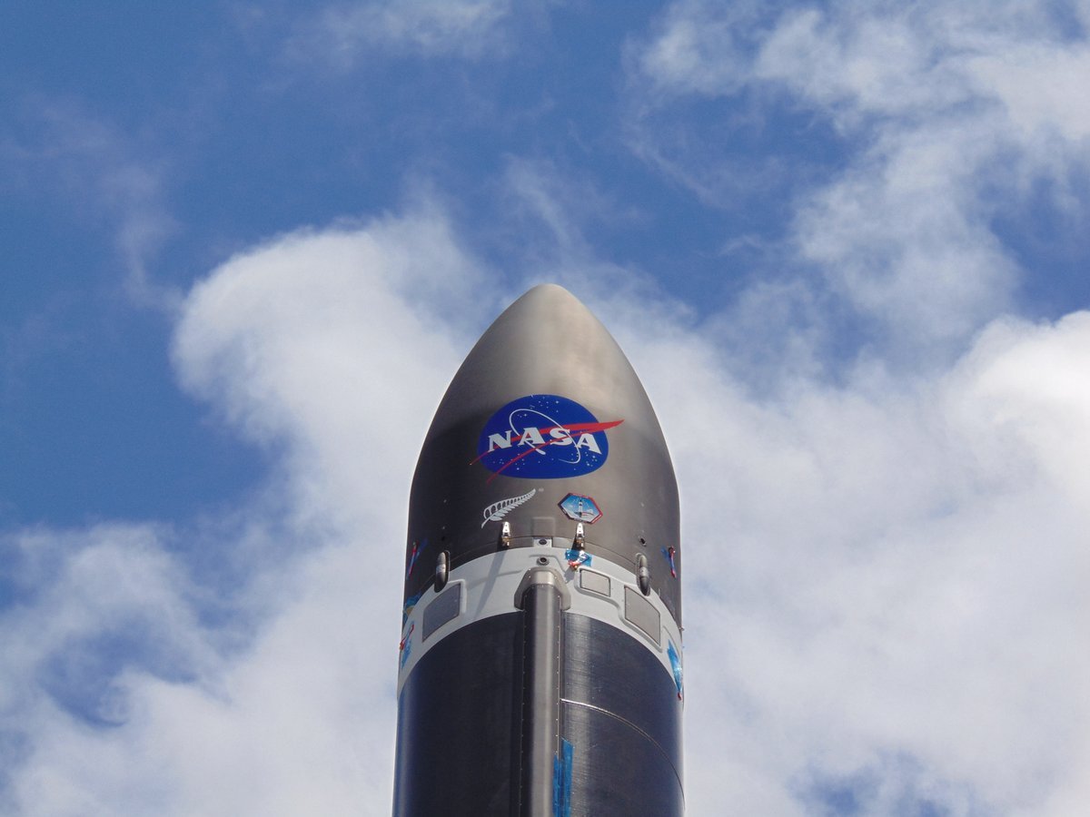 Rocket Lab's second commercial flight on the launchpad at Mahia with its cargo of 13 NASA cubesats. Photo / @Peter_J_Beck