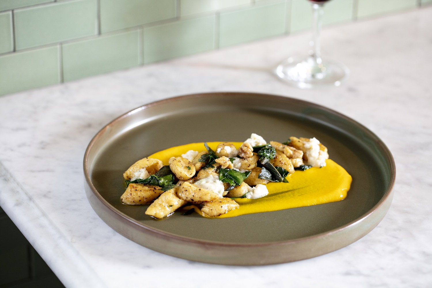 The gnocchi with pumpkin, sage and walnuts at Prego. Photo / Babiche Martens