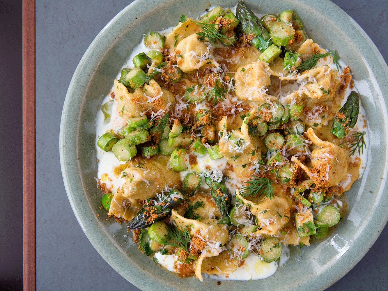 Amano's asparagus pasta. Picture / Babiche Martens
