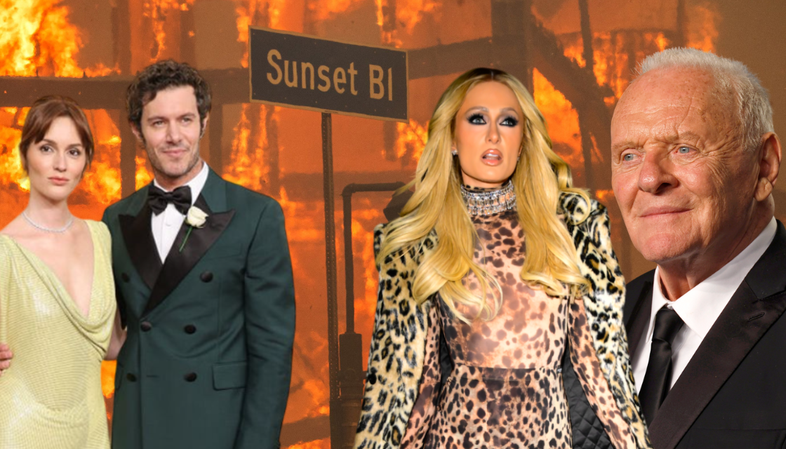 Paris Hilton, Anthony Hopkins, and Leighton Meester and Adam Brody are among the celebrities to lose their homes in the Los Angeles wildfires. Photo / Composite / Getty Images
