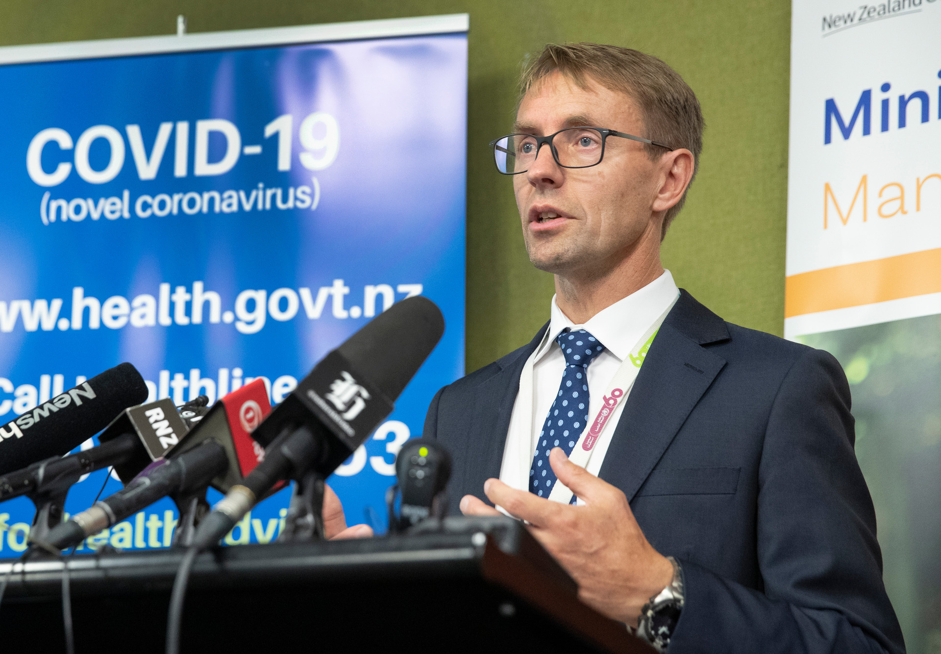 Director general of health Dr Ashley Bloomfield. Photo / Mark Mitchell