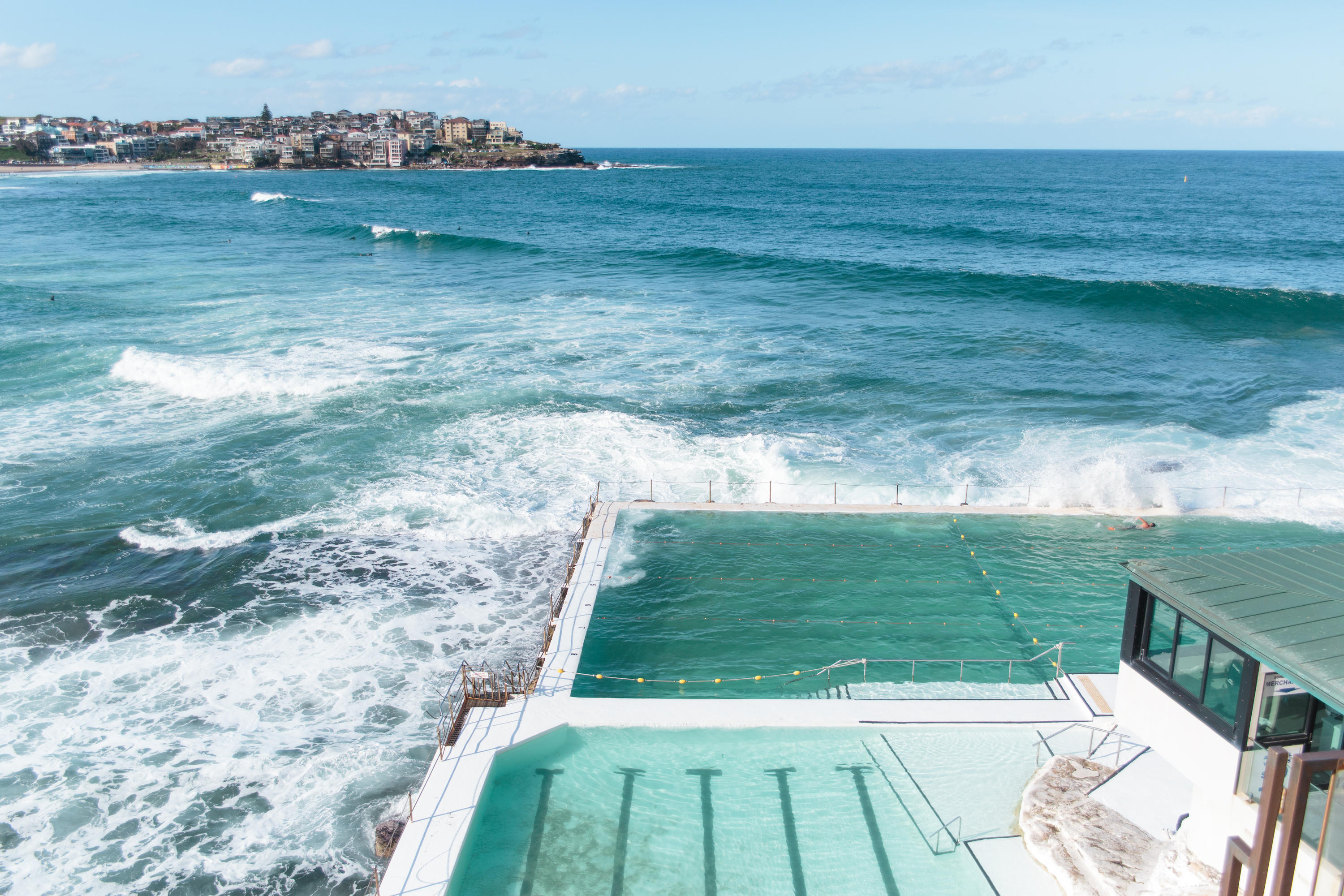 The harbour pools in Sydney include those at Bondi Beach as well as Redleaf, now known as the Murray Rose Pool. Photo / Rachel Kara Ashton, The New York Times