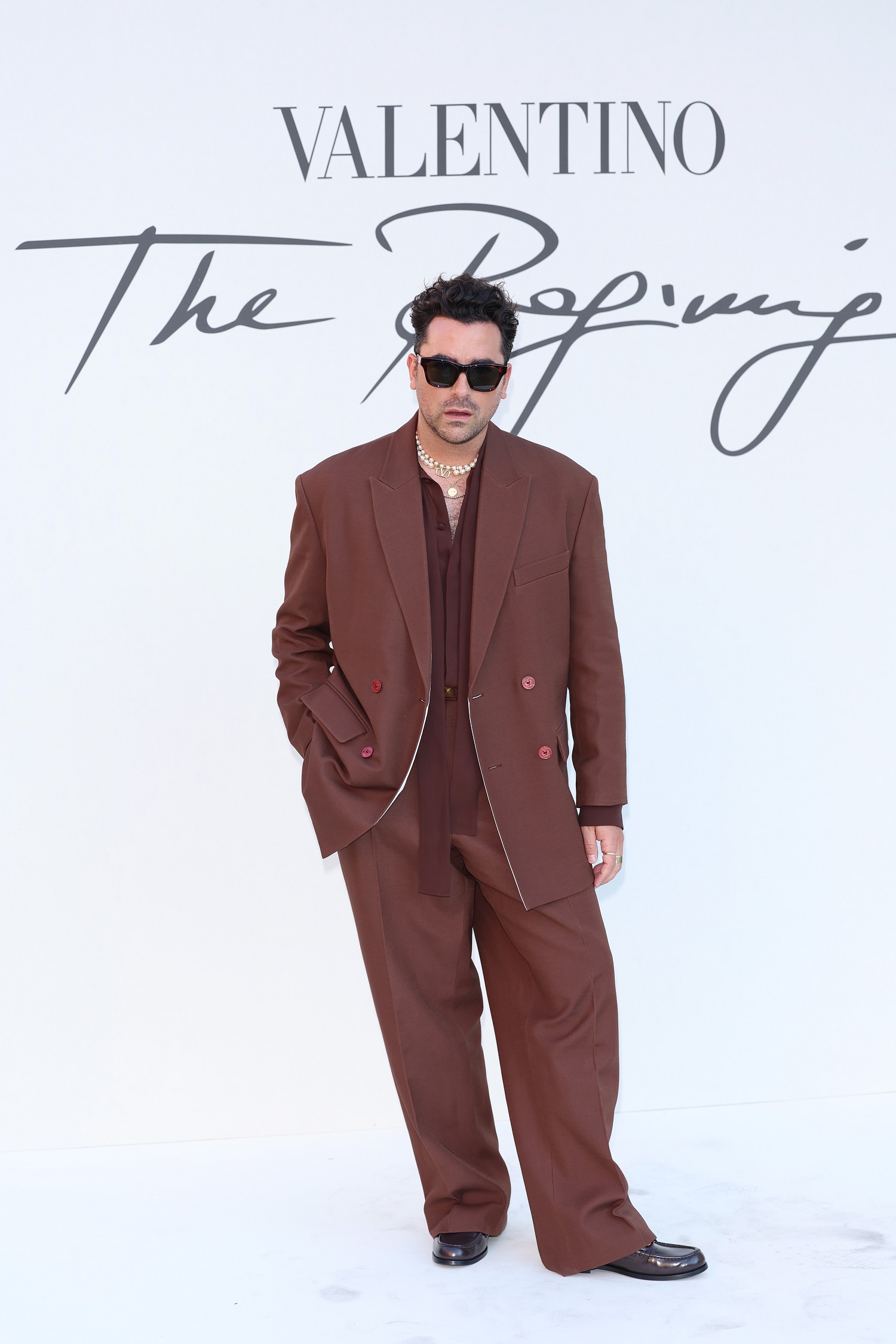 Cool operator: Dan Levy at the Valentino haute couture show in Rome. Photo / Getty Images