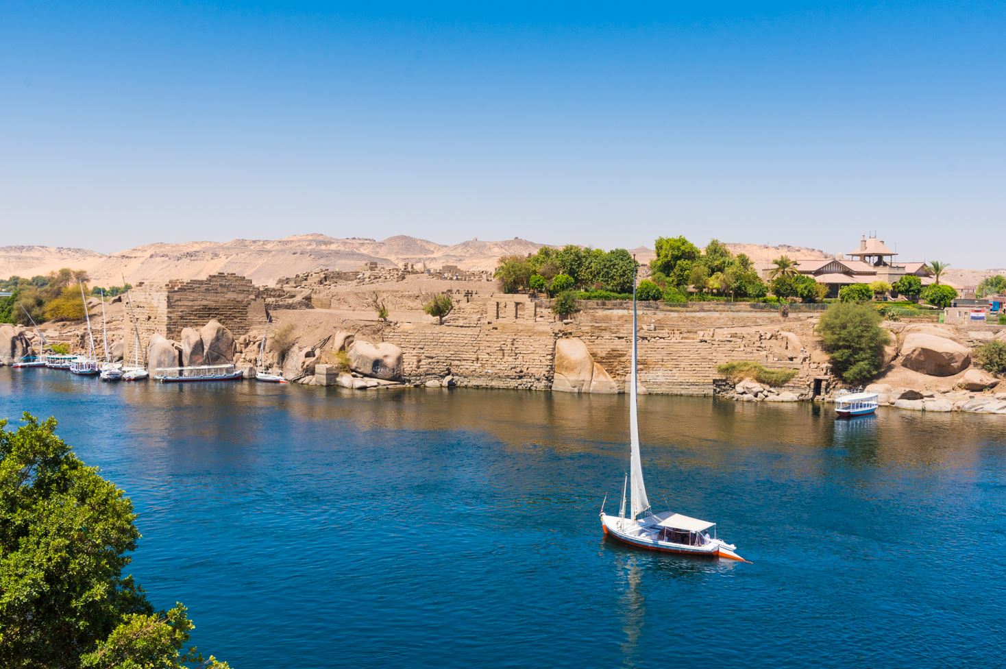 Felucca sailboats are synonymous with Egypt and date back to Pharoah times. Photo / Getty Images