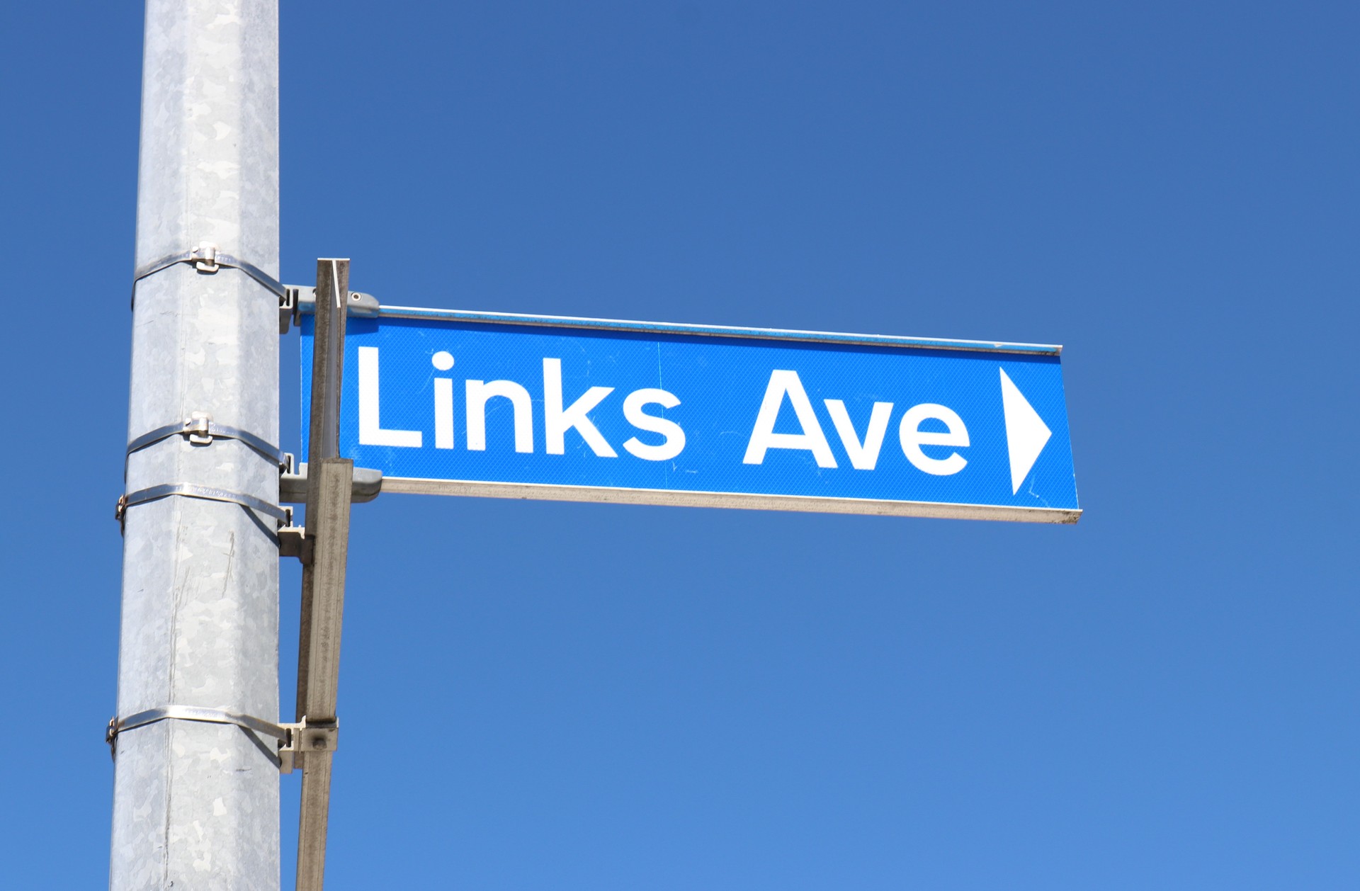 Links Ave street sign. Photo / Talia Parker