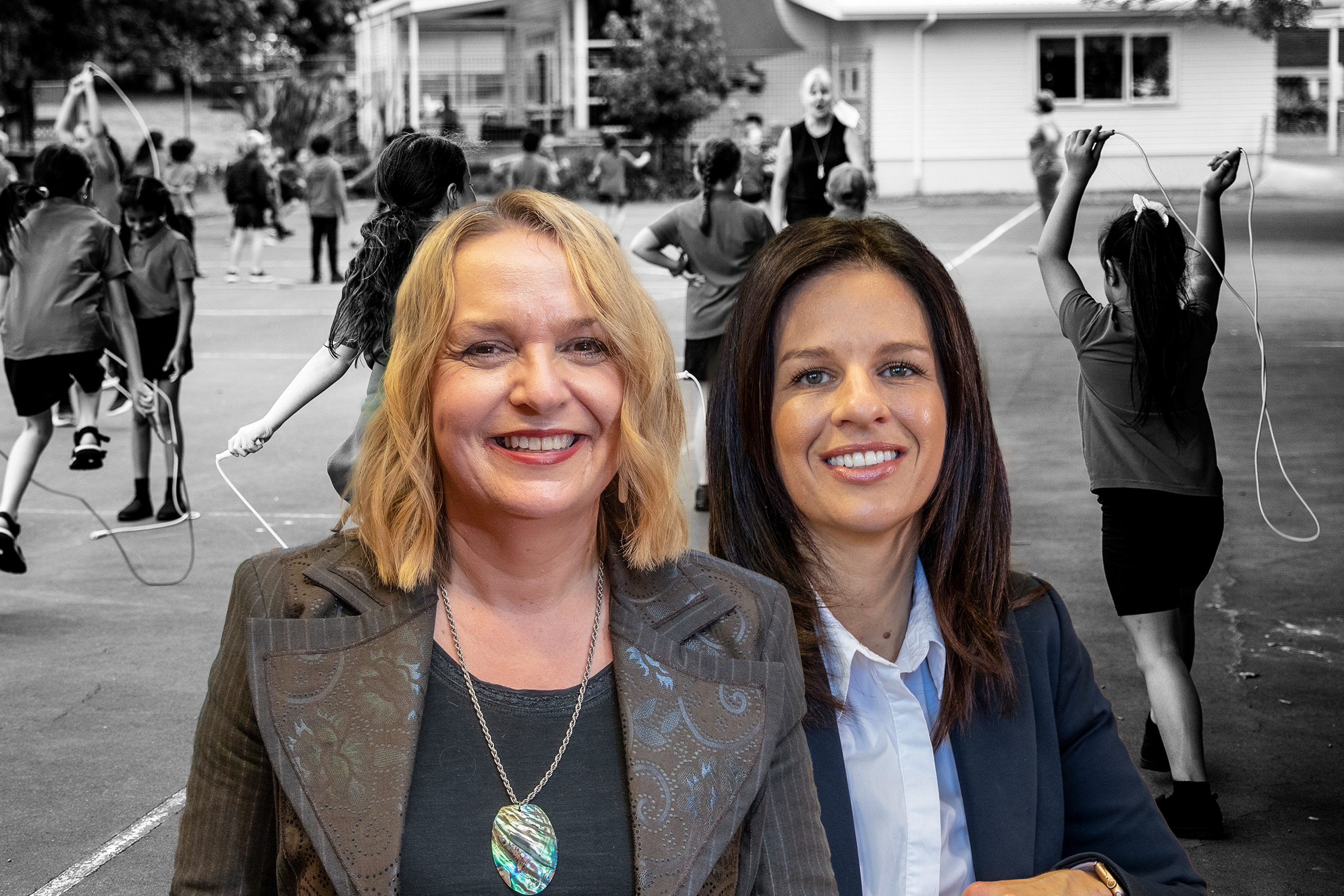 Labour's Education Minister Jane Tinetti and National's Education spokeswoman Erica Standford are locked in a battle about new standards for students. Photo / NZME