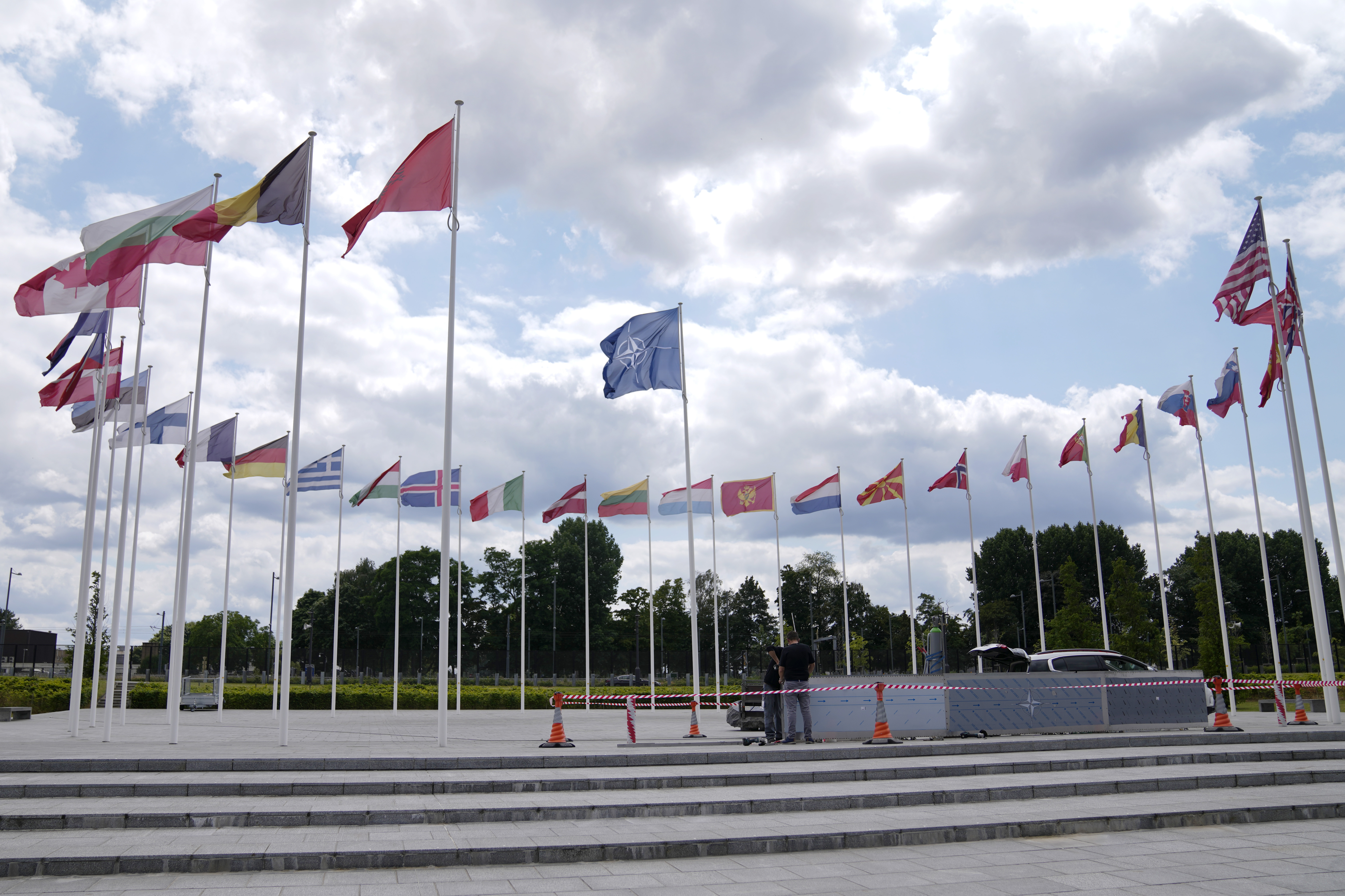 As the Russian invasion of Ukraine continues with no end in sight, Nato's much-celebrated unity faces fresh strains when leaders gather for their annual summit this week. Photo / AP