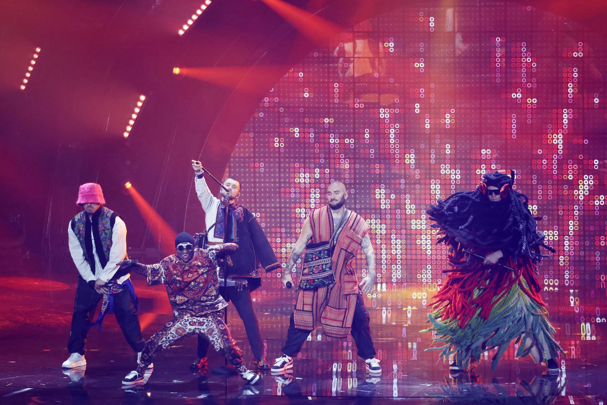The Kalush Orchestra, representing Ukraine, won the final of the Eurovision Song contest last year. Photo / Getty Images