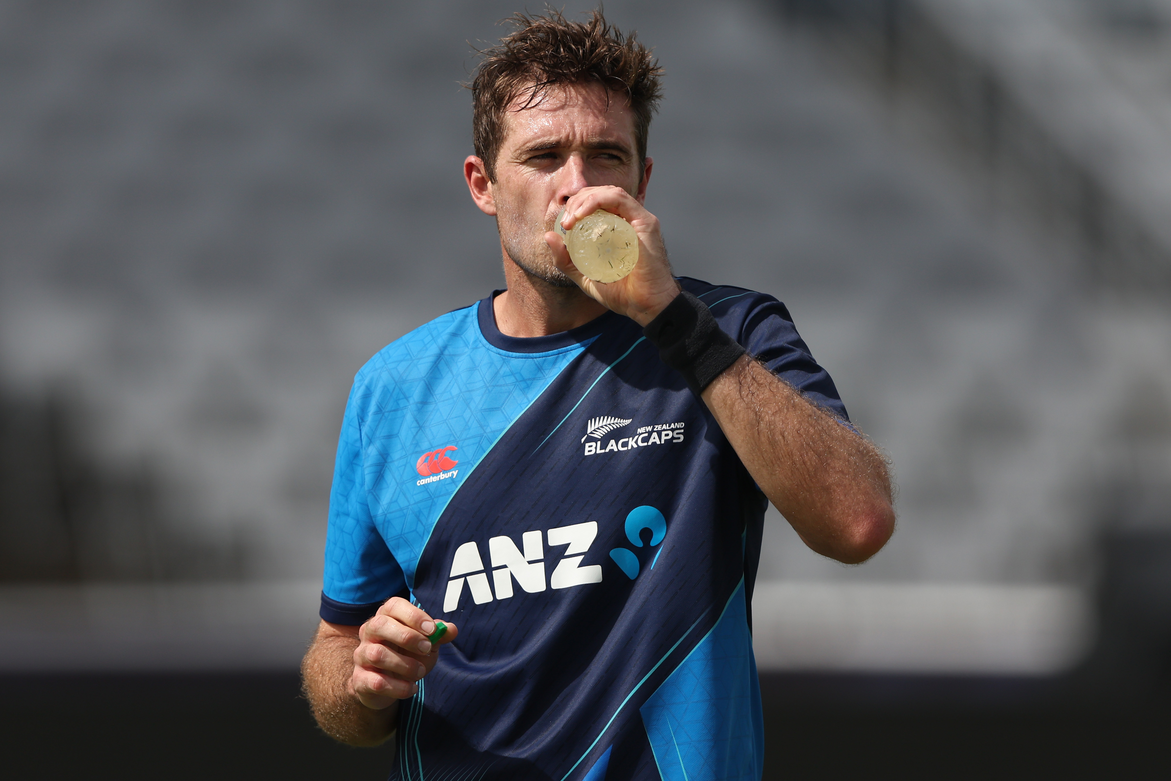 Tim Southee has accepted the penalty. Photo / Getty Images