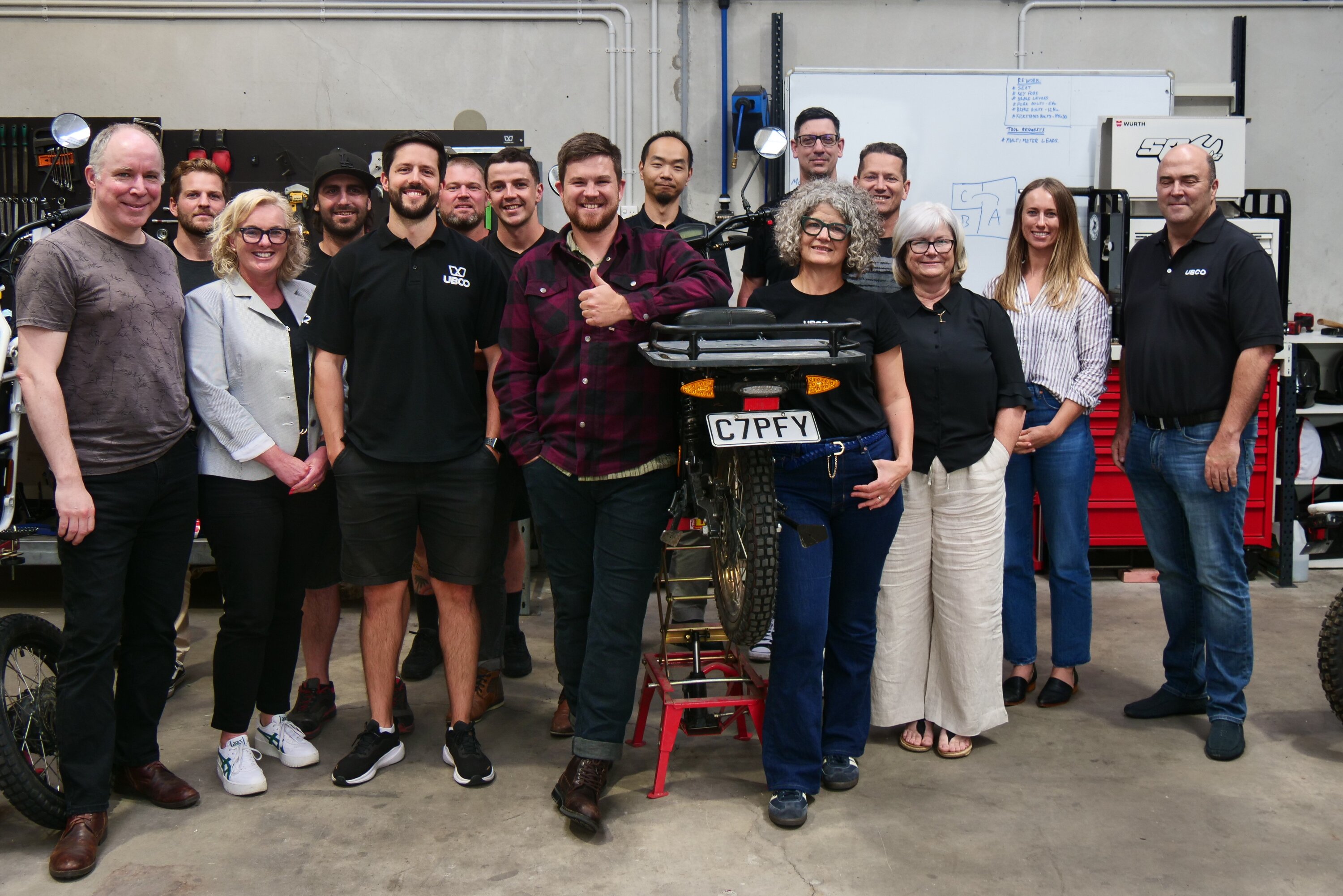 Ubco staff in Tauranga. Photo  / Tom Eley