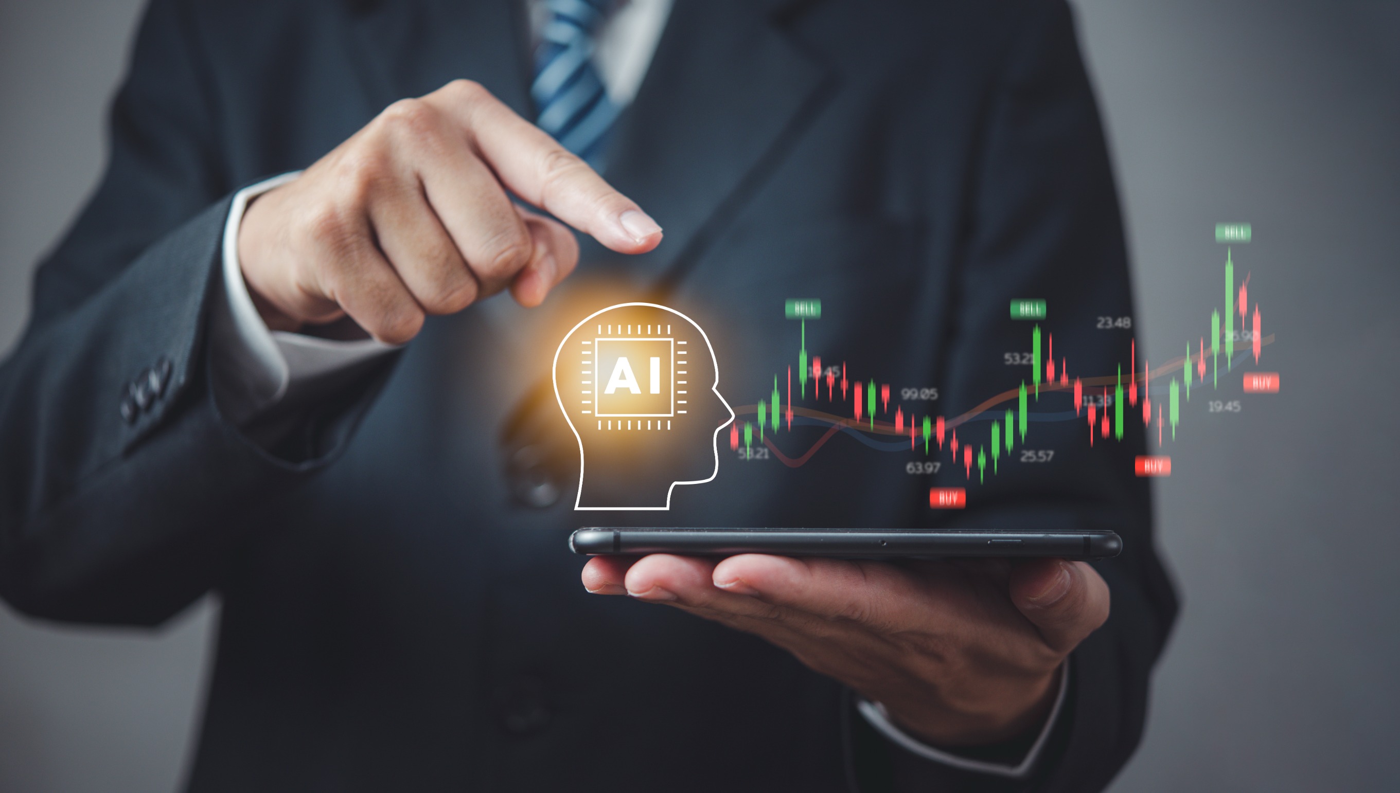 Research shows AI stock market forecasts are trusted less than those made by humans. Image / 123rf
