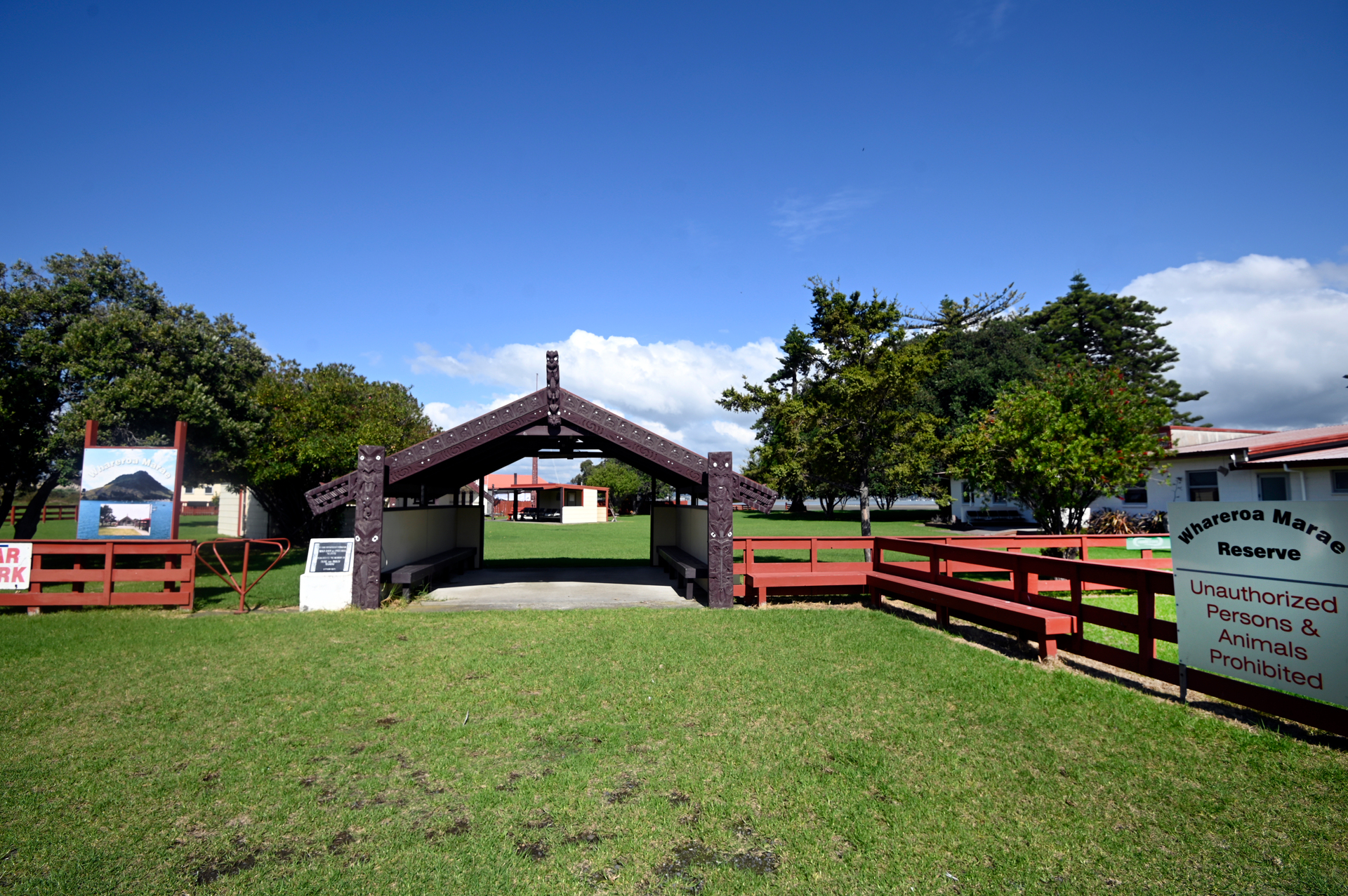 Whareroa Marae is located in close proximity to the Mount Maunganui industrial area. Photo / George Novak