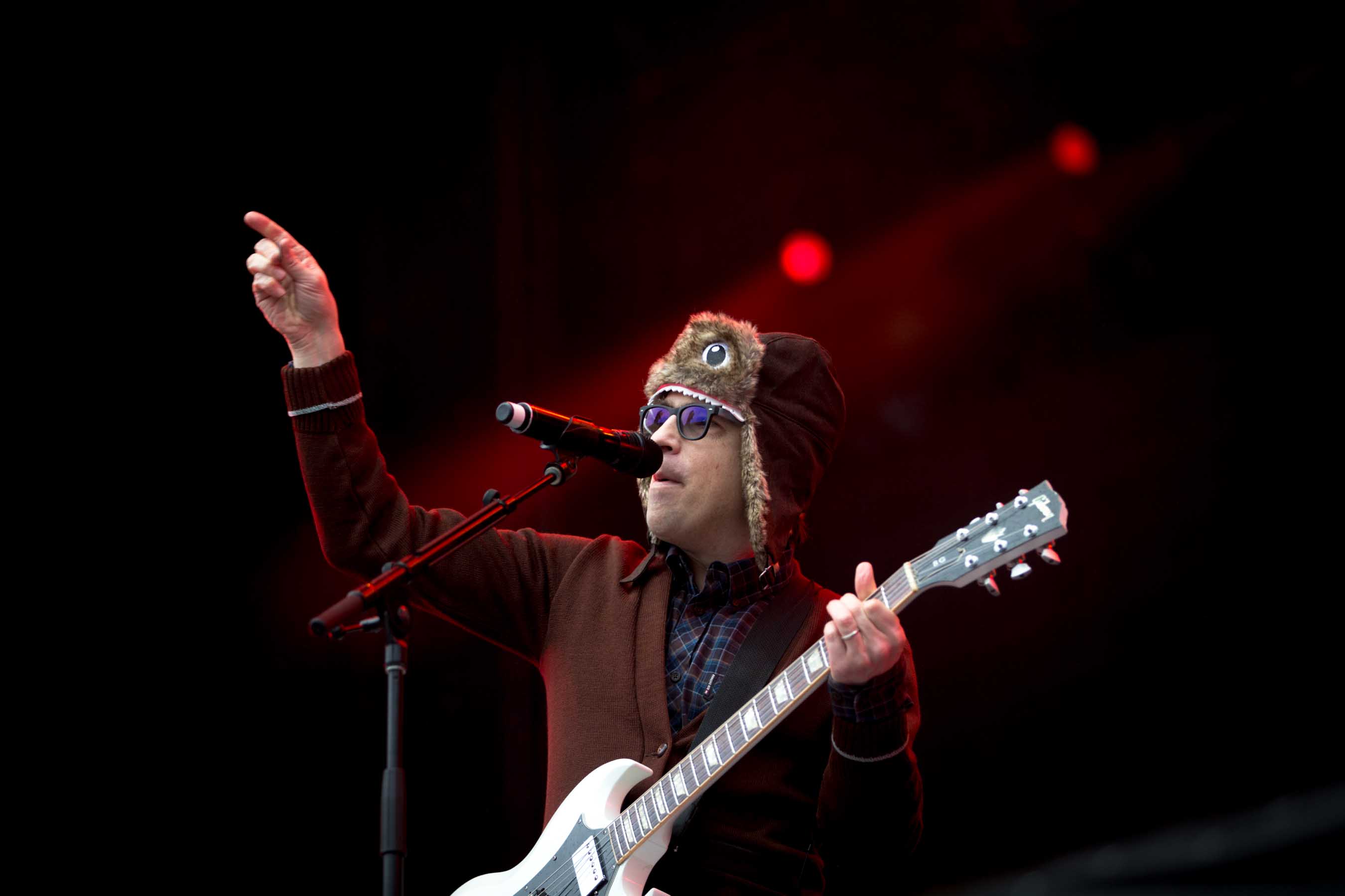 Weezer lead singer Rivers Cuomo. Photo / Chris Loufte
