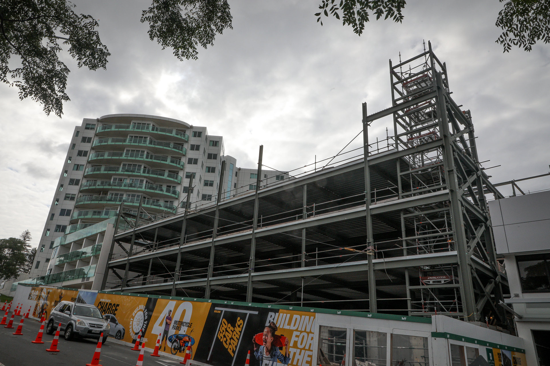 The Harington St Transport Hub was expected to create 535 car parks for the CBD but the project was abandoned, creating parking issues for CBD businesses. Photo / NZME