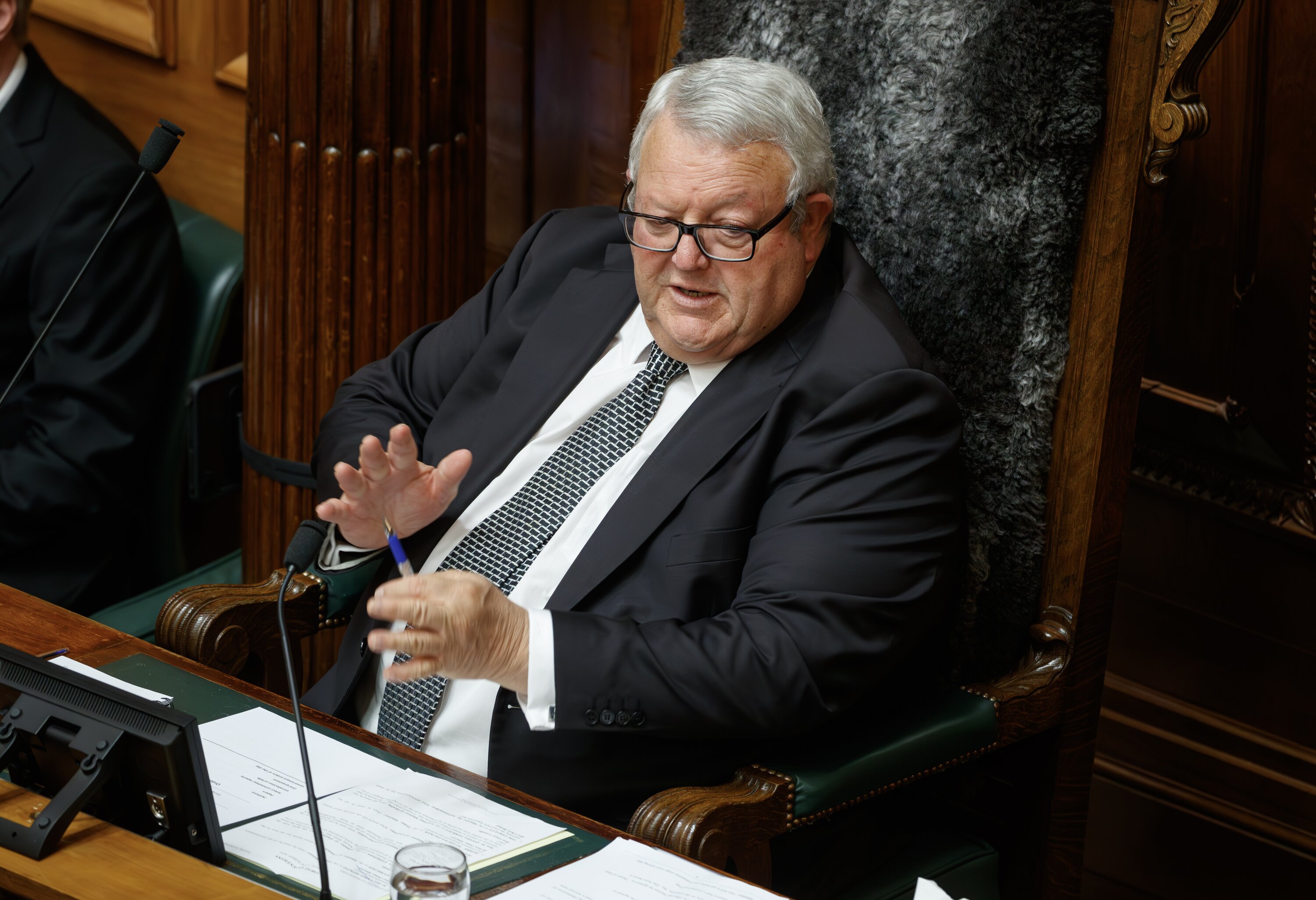 Speaker Gerry Brownlee suspended the House following the Te Pāti Māori haka in Parliament.