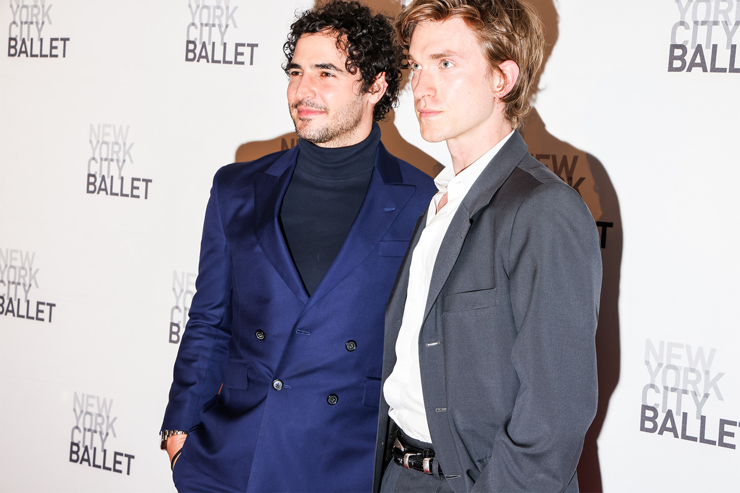Zac Posen, left, and his fiance, Harrison Ball at the New York City Ballet spring gala. Photo / Rebecca Smeyne for The New York Times