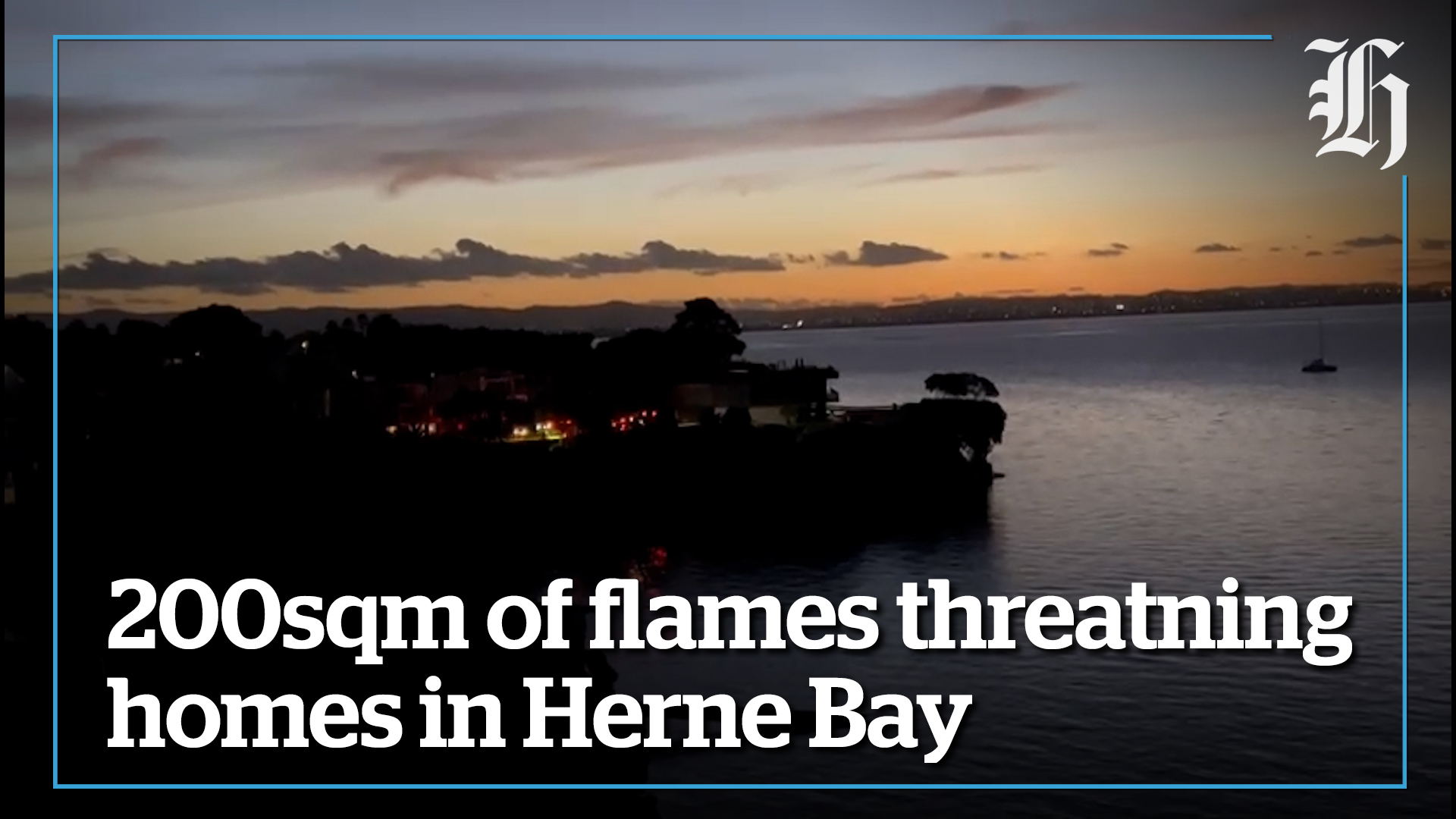 Fire crews battling 200sq m scrub blaze in Herne Bay near multi-million dollar homes photo
