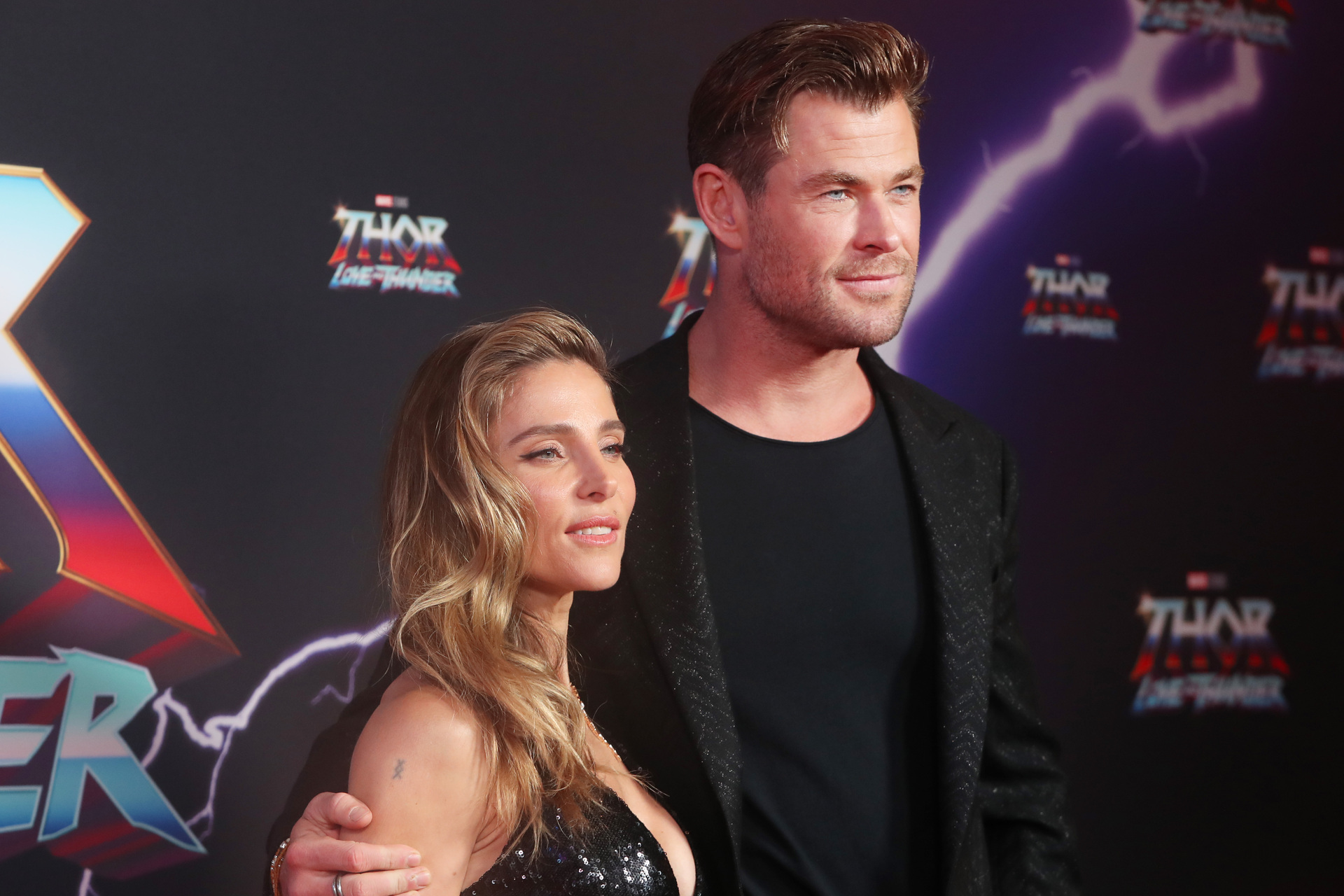 Chris Hemsworth Brings Kids to Thor: Love and Thunder Premiere — See Pics