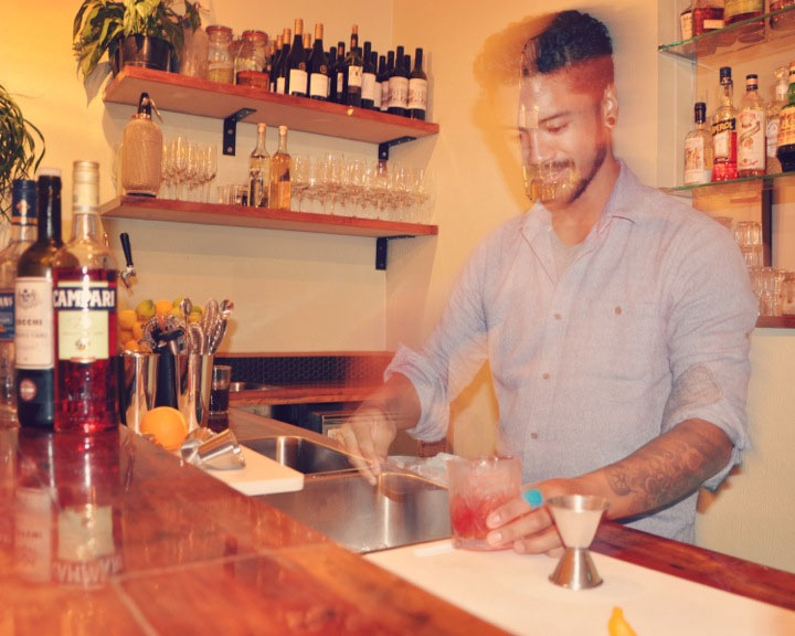 Madame George head bartender Jonny Almario. Picture / Supplied.