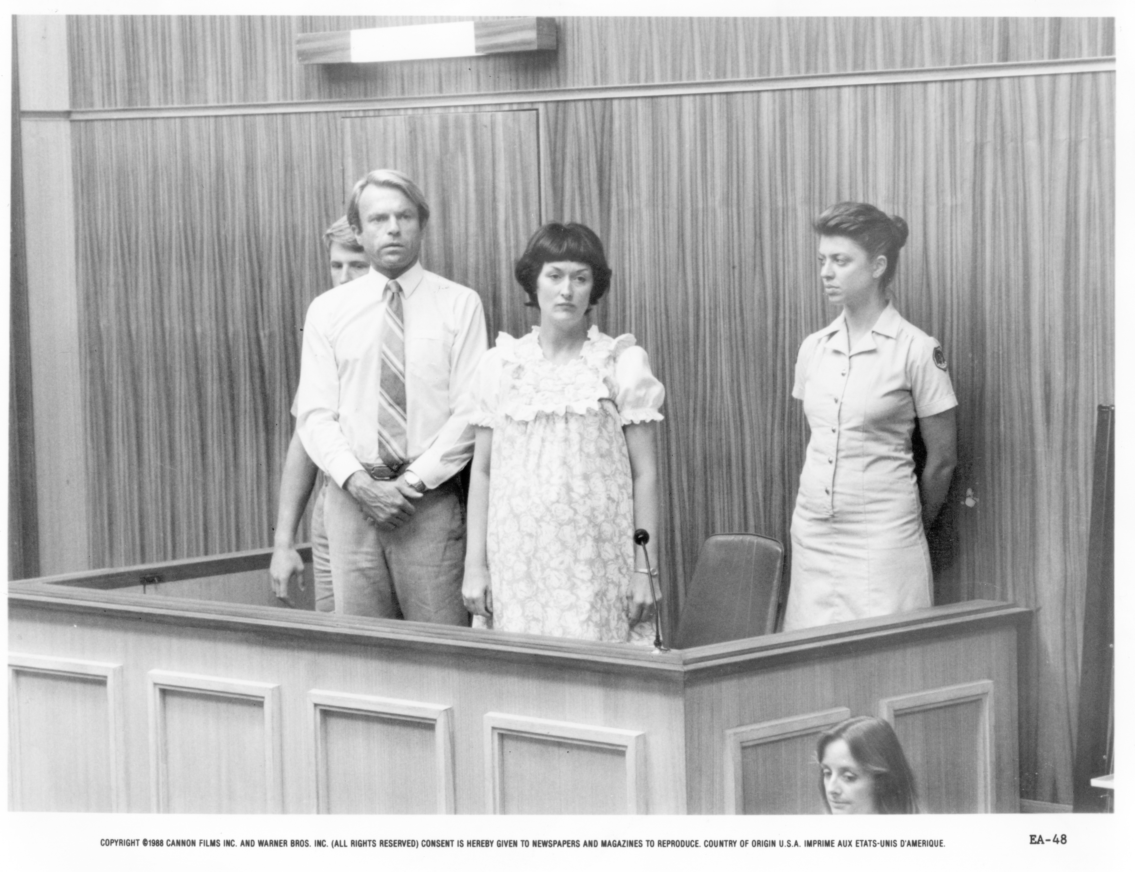 Neill as Lindy Chamberlain's husband Michael in Evil Angels, his second film with Meryl Streep.