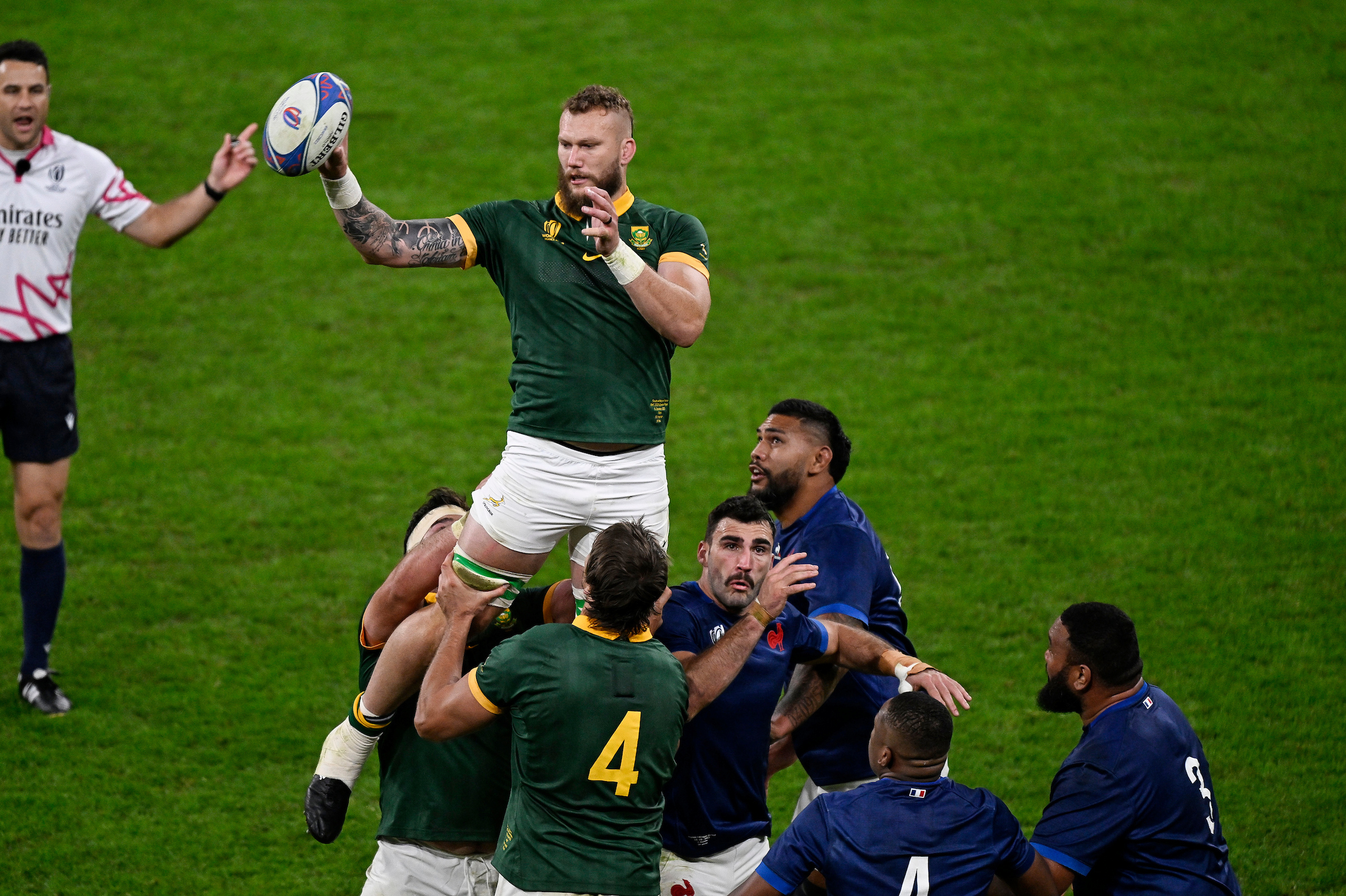 RG Snyman of South Africa will be for the first test against the All Blacks. Photo / Photosport