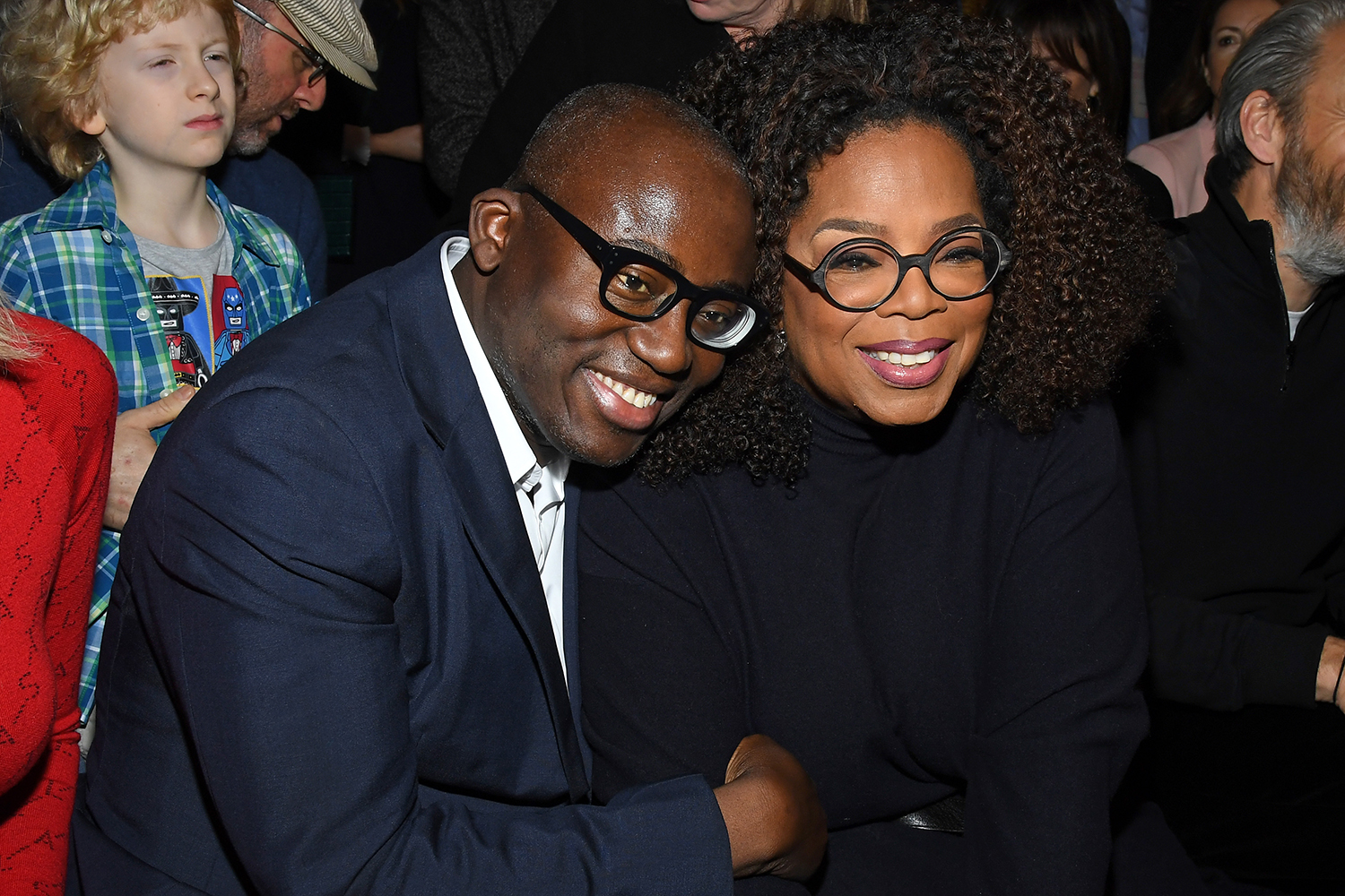 Edward Enninful and Oprah Winfrey. Photo / Getty Images