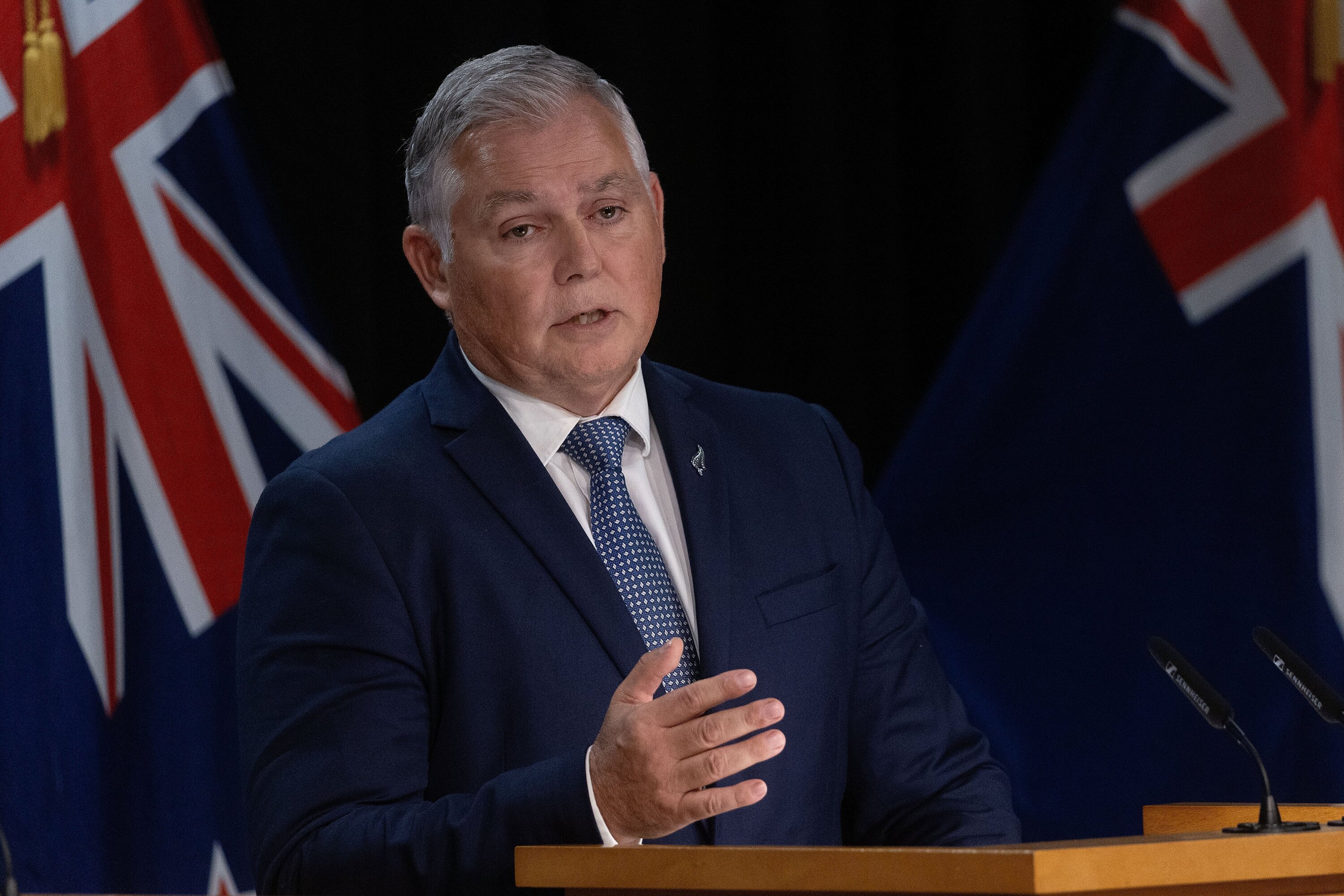 Police Minister Mark Mitchell will outline how police intend to respond to tomorrow's protest action. Photo / Marty Melville