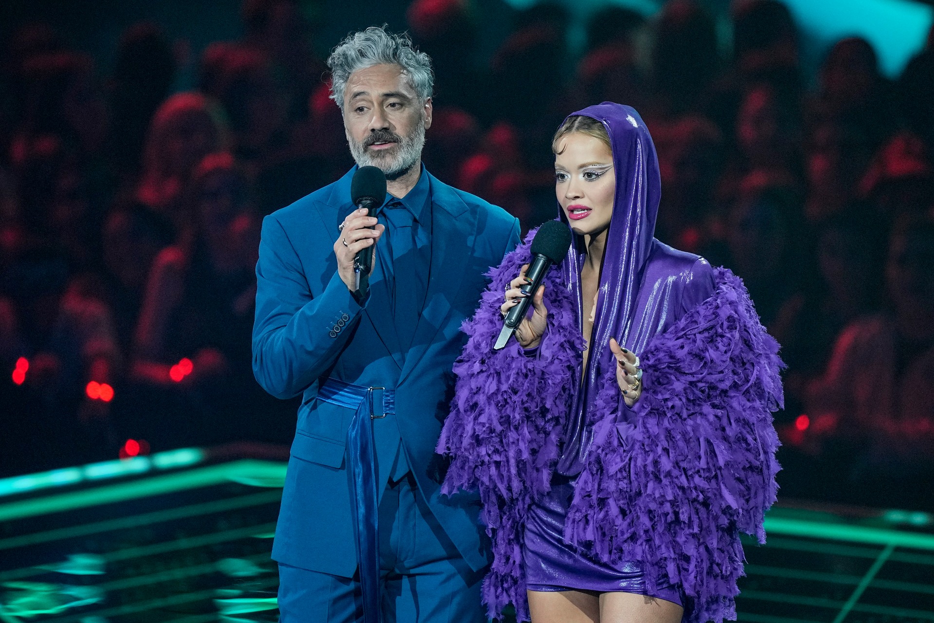 Rita Ora spoke of her relationship with Taika Waititi during an interview with Louis Theroux. Photo / AP