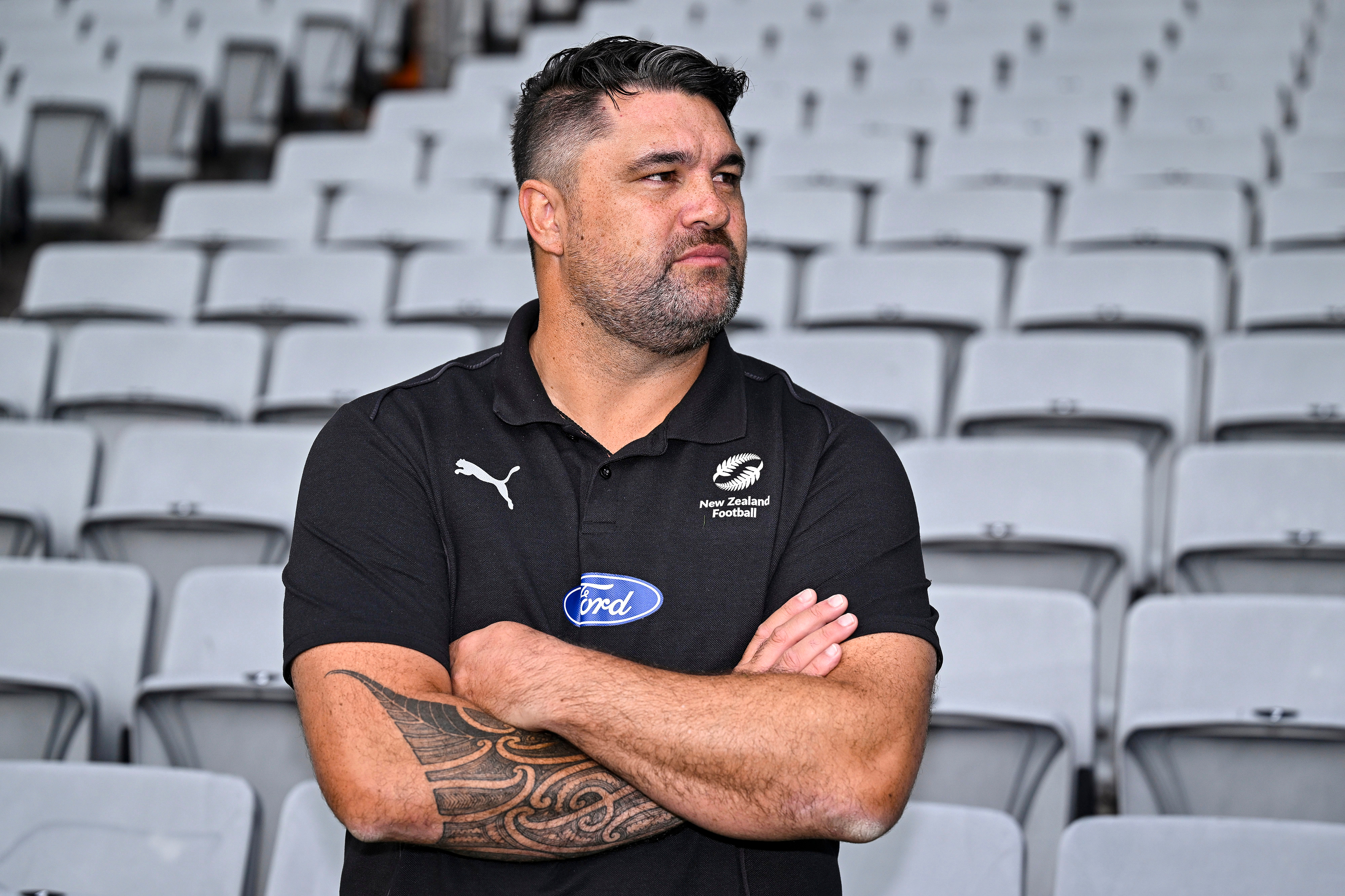 Michael Mayne, of Ngāti Awa and Ngāpuhi, is the first Kiwi Football Ferns coach in two decades. Photo / Photosport