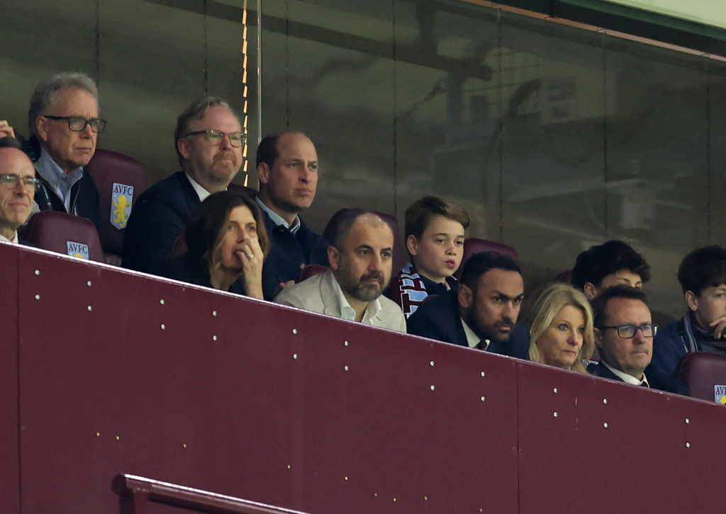 William has recently been seen with his son Prince George at an Aston Villa football match. Photo / Getty Images