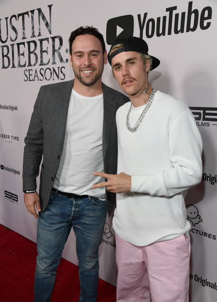 Scooter Braun is a powerful music manager who works with artists like Justin Bieber. Photo / Getty Images