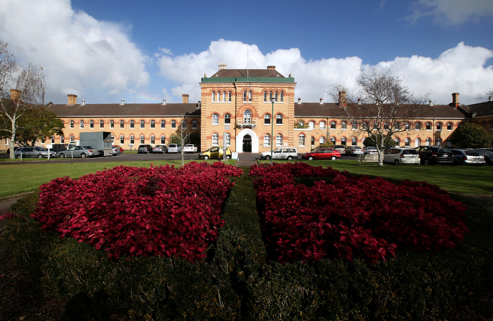 The original Oakley/Carrington Hospital building is near the new block Toi. Photo / NZME
