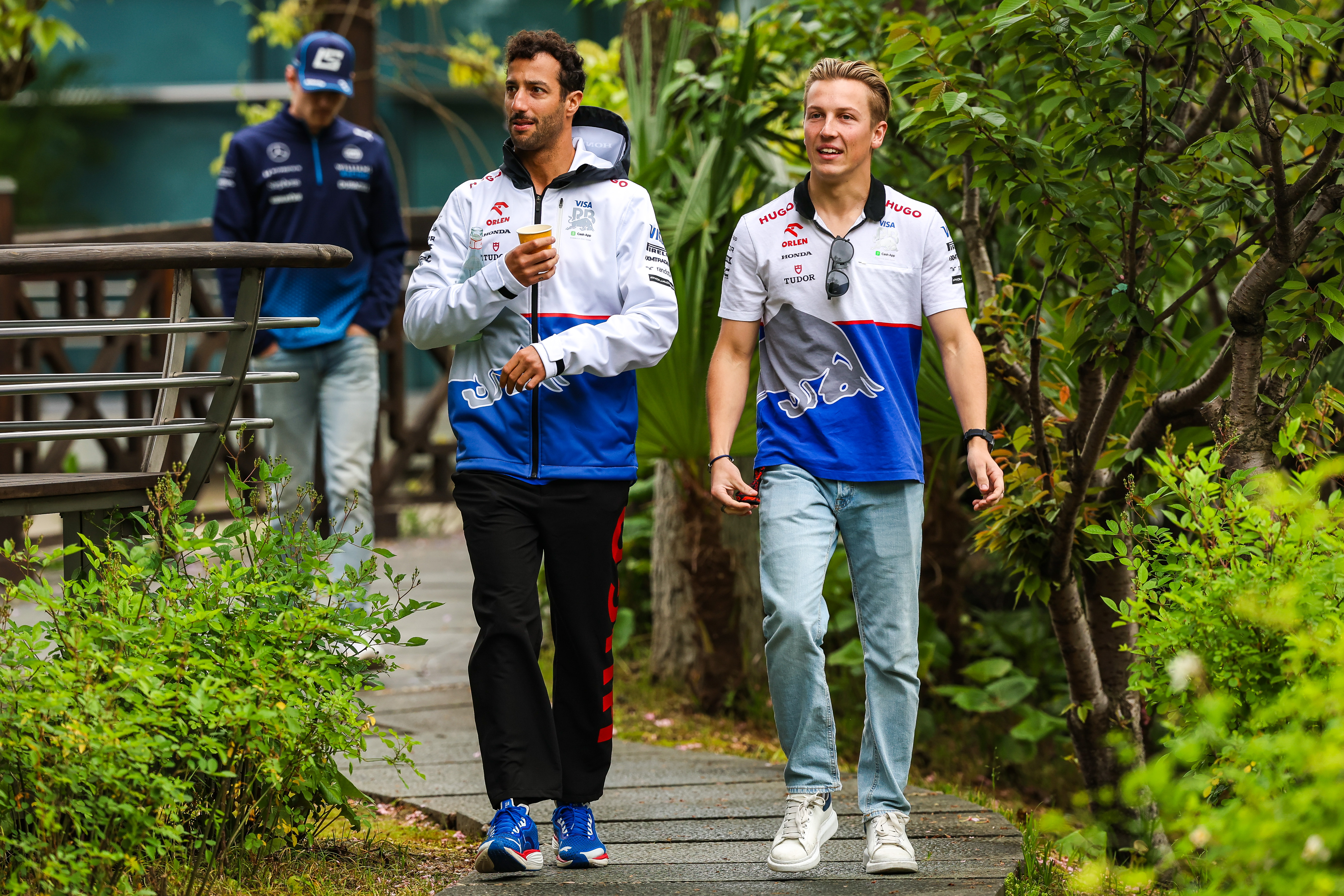 Daniel Ricciardo and Liam Lawson are vying for the same F1 seat. Photo / Getty Images