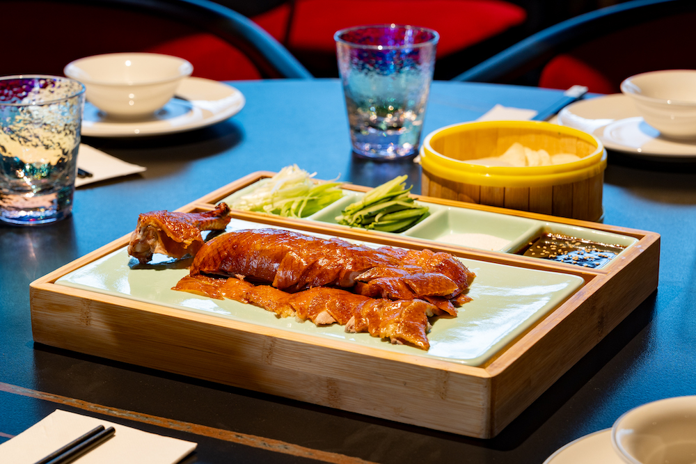 The crispy duck at Impression.