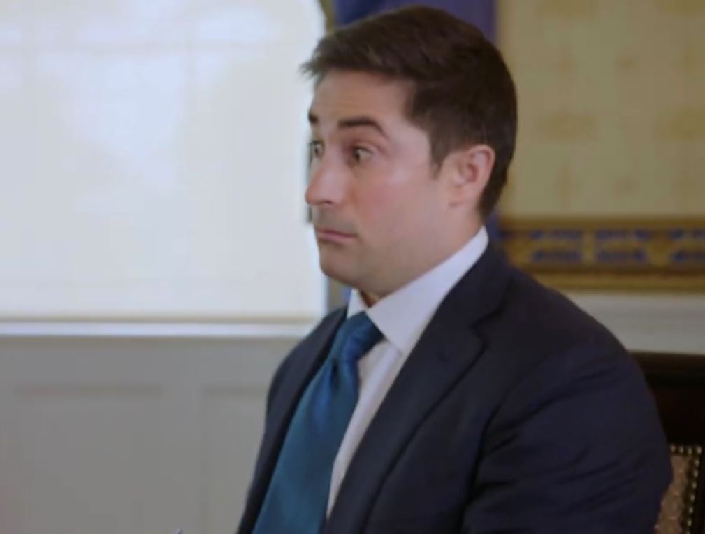 Jonathan Swan during the interview.