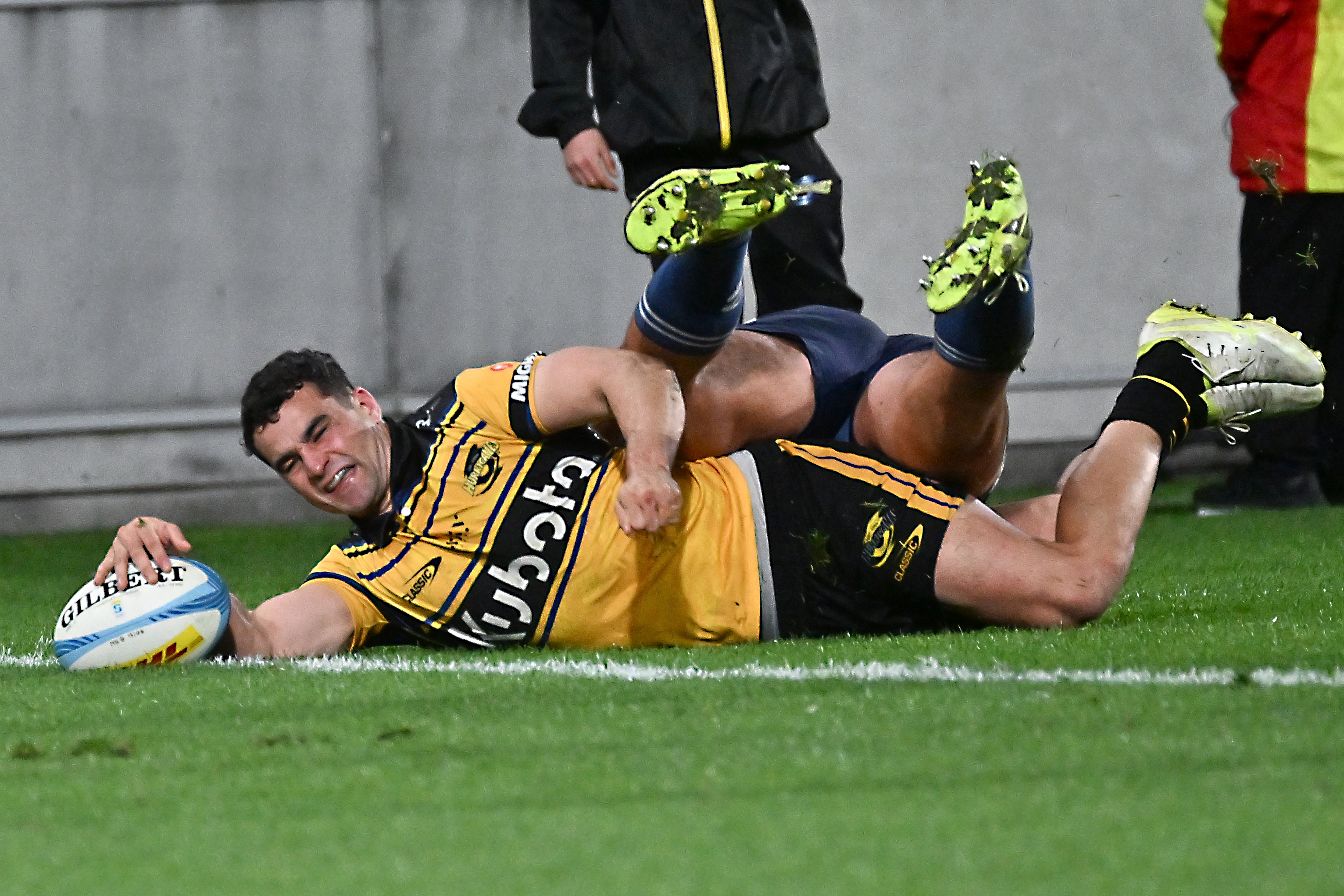 Josh Moorby has been in try-scoring form for the Hurricanes. Photo / Photosport