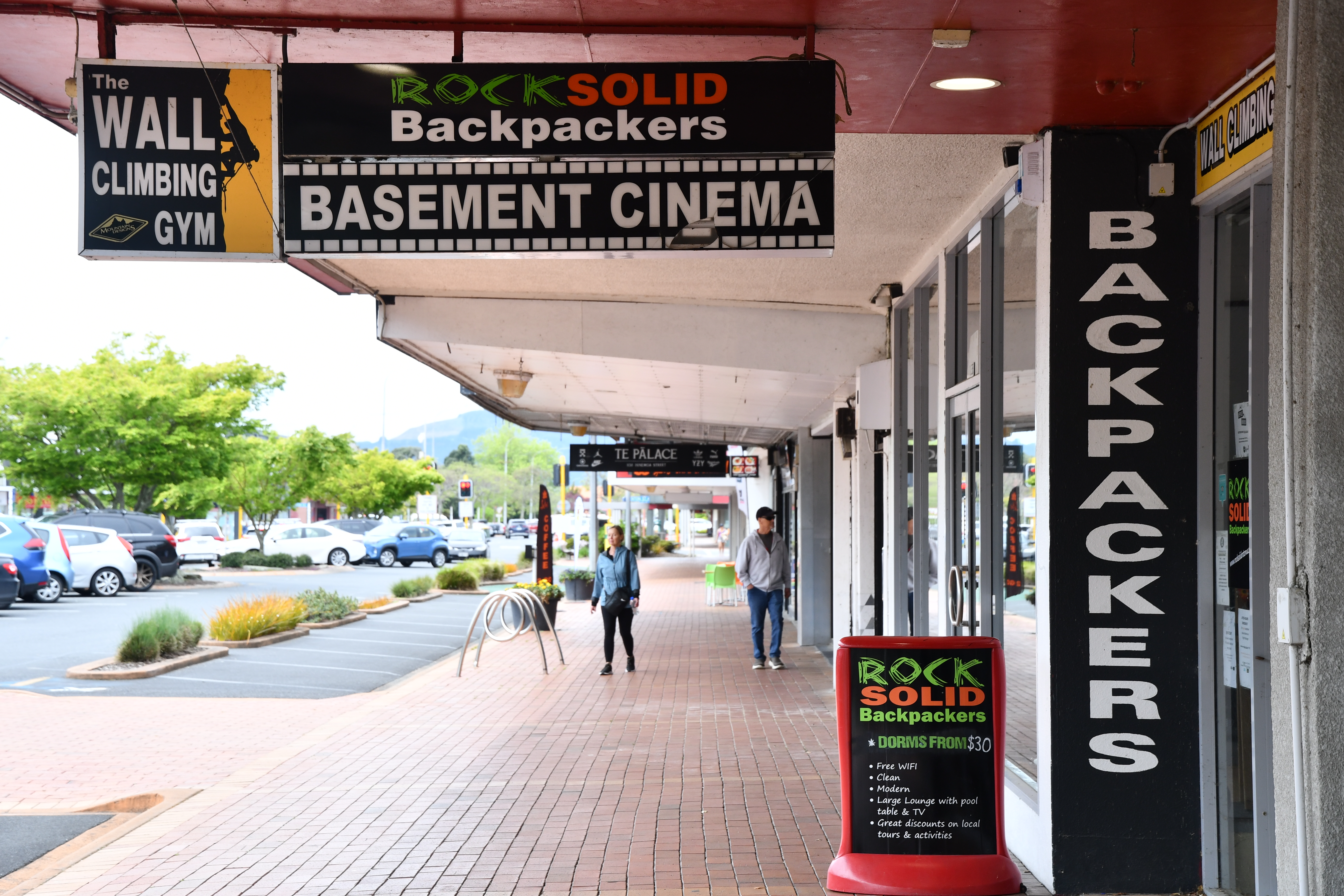 Rotorua's Rock Solid Backpackers is one of two backpackers open for business in the city. Photo / Laura Smith