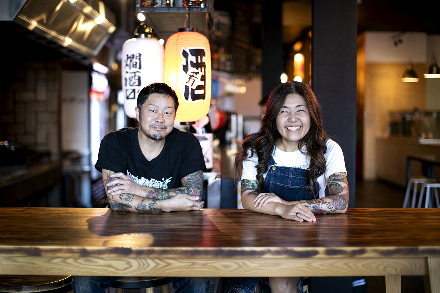 At Acho's, Tomoko Tokuhiro and Noboru Fujikawa serve Japanese bar snacks and open their kitchen for guest-chef pop-ups. Photo / Babiche Martens
