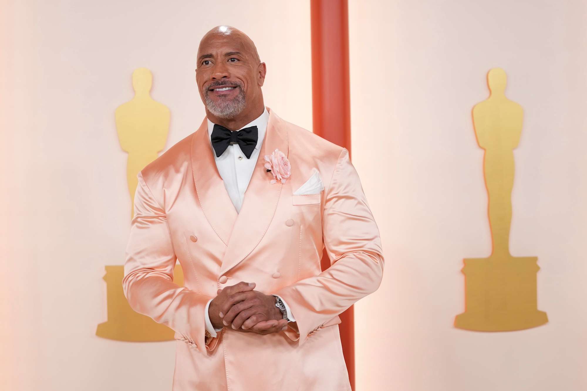 Dwayne Johnson has hinted that he could run for the US Presidency in the future. Photo / AP